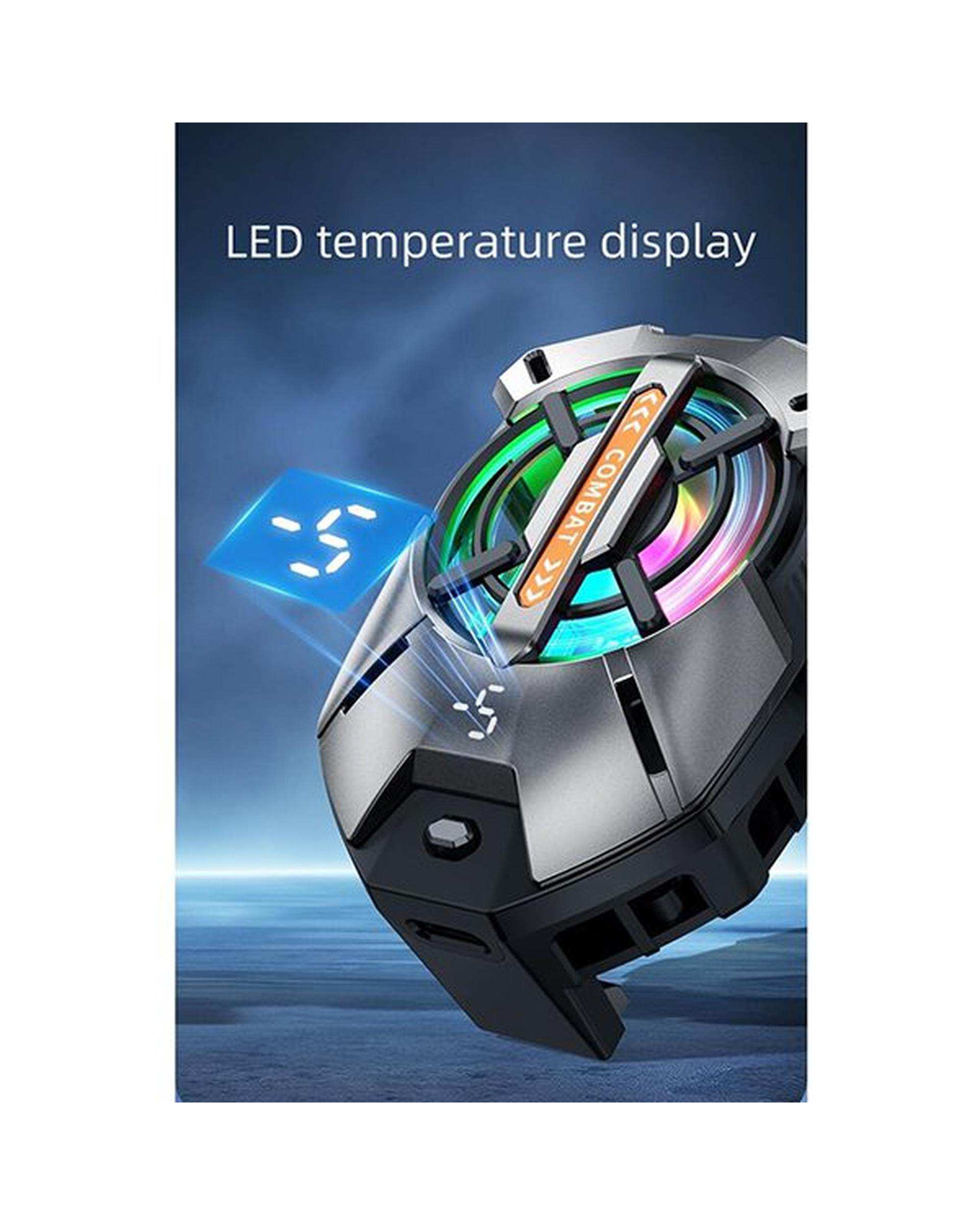 فن خنک کننده موبایل مشکی مدل FS09