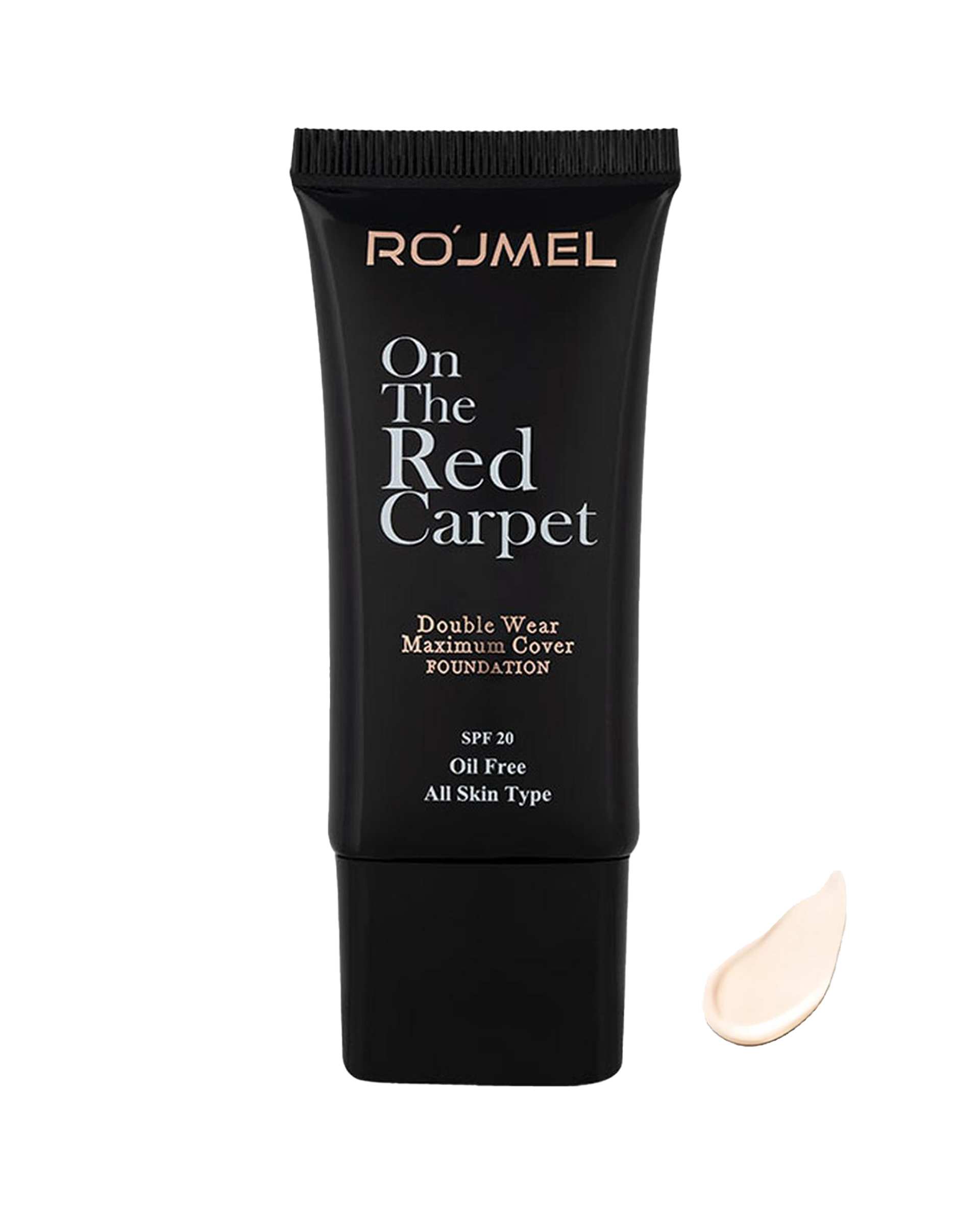 کرم پودر تیوپی رژمل Rojmel شماره 100 حجم 30ml