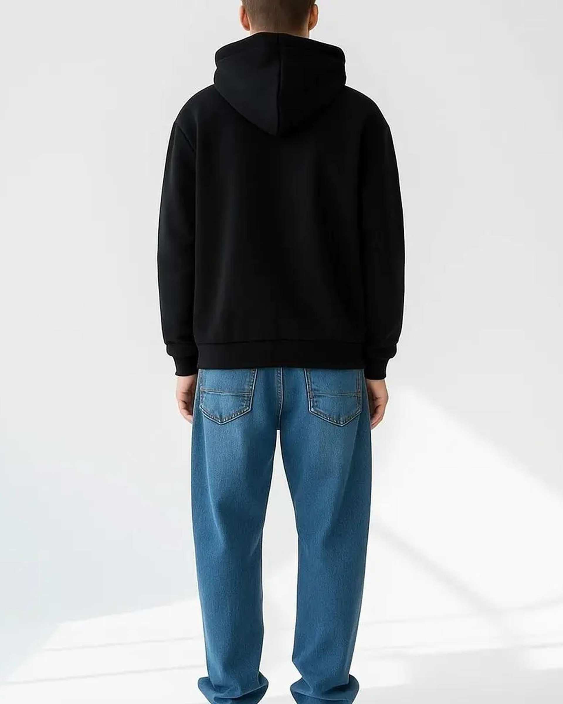 هودی مردانه مشکی کد ۴۰۰۱۰۱