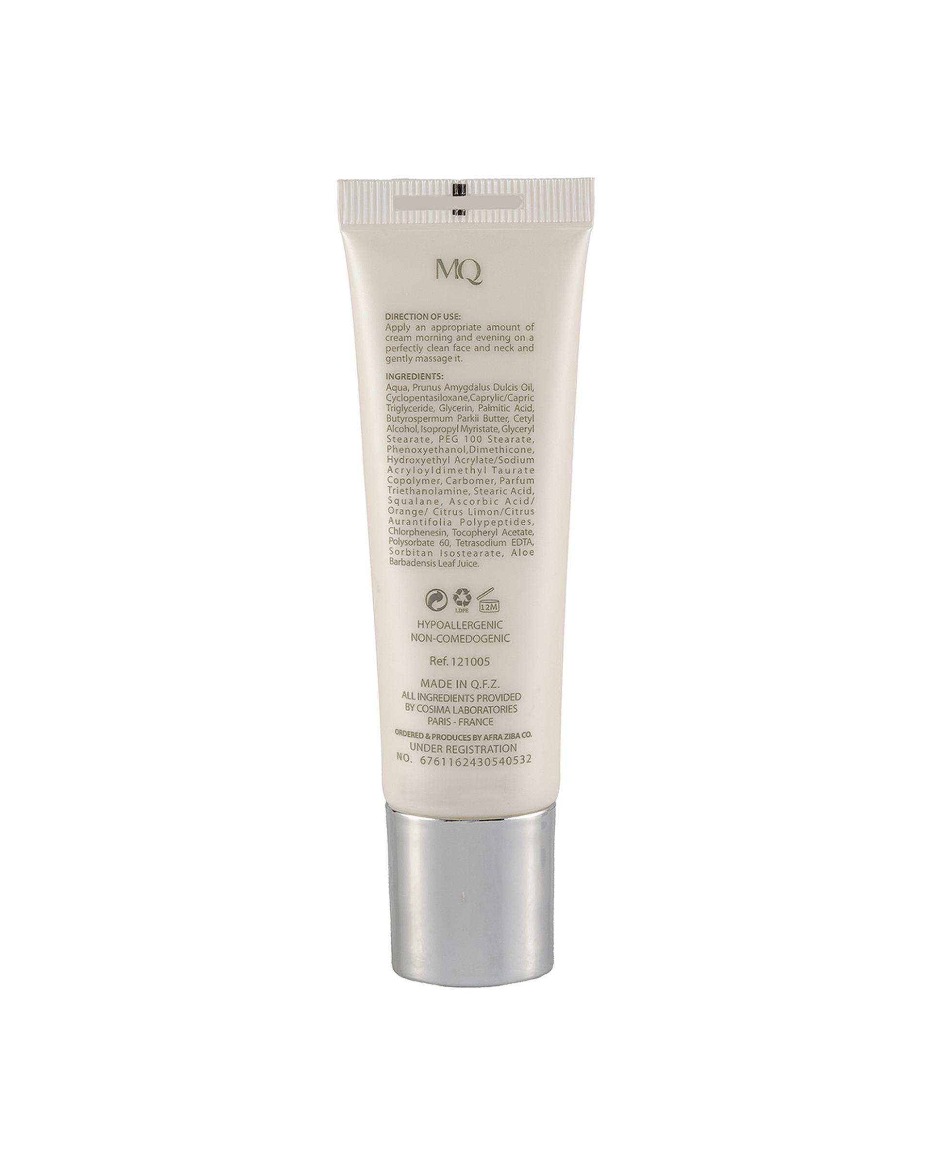 کرم بوستر ضد چروک و روشن کننده ام کیو MQ حاوی ویتامین سی