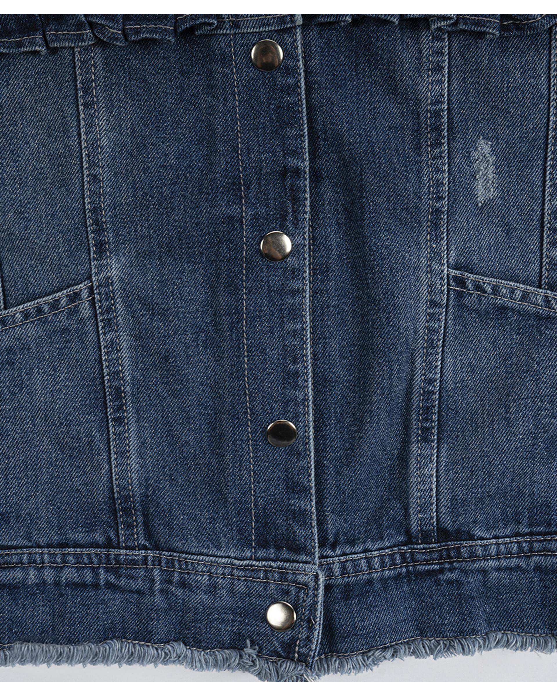 کت جین دخترانه آبی ملورینا Melorina کد 42101