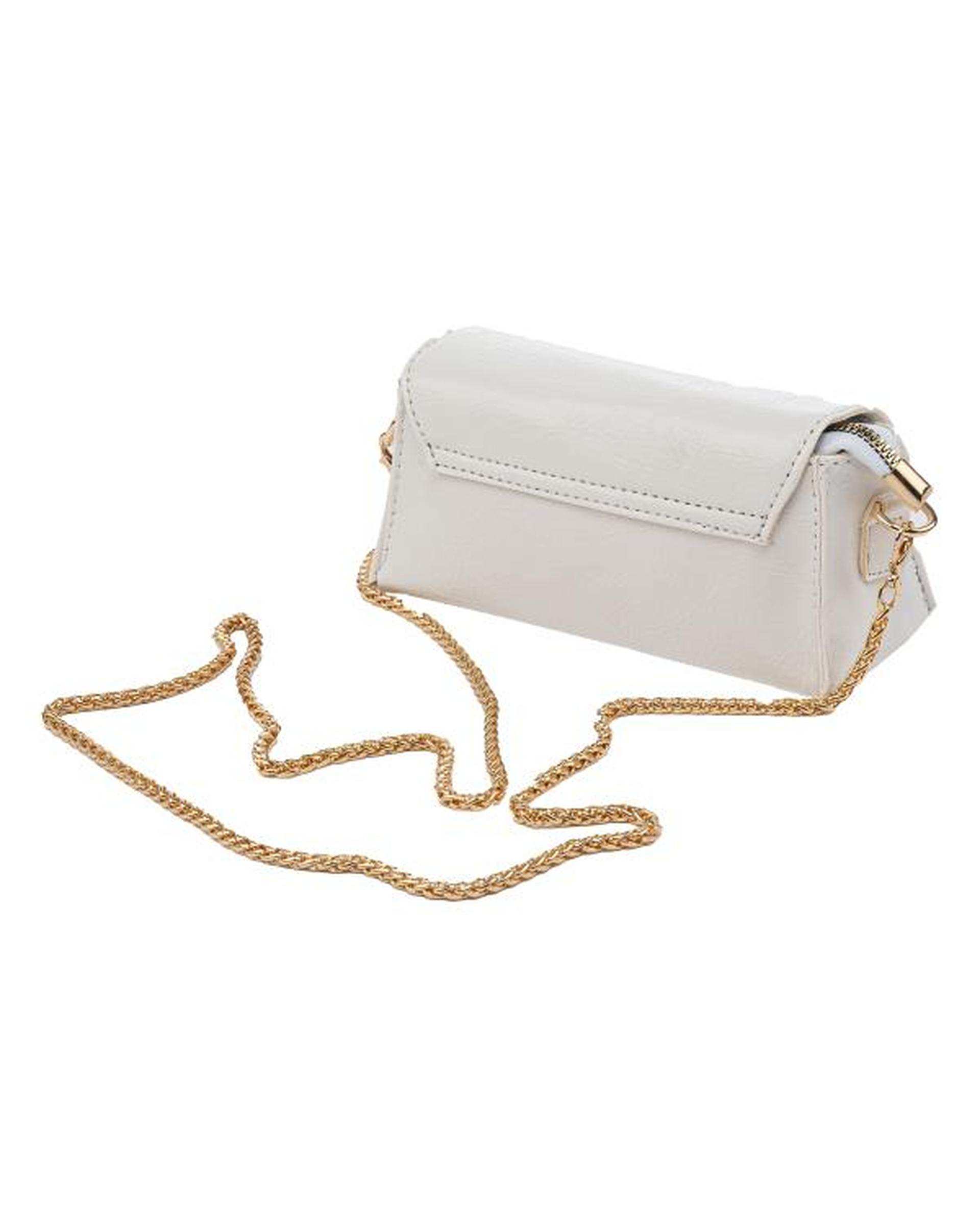 کیف مجلسی زنانه سفید بیسراک Bisrak مدل SL-110881