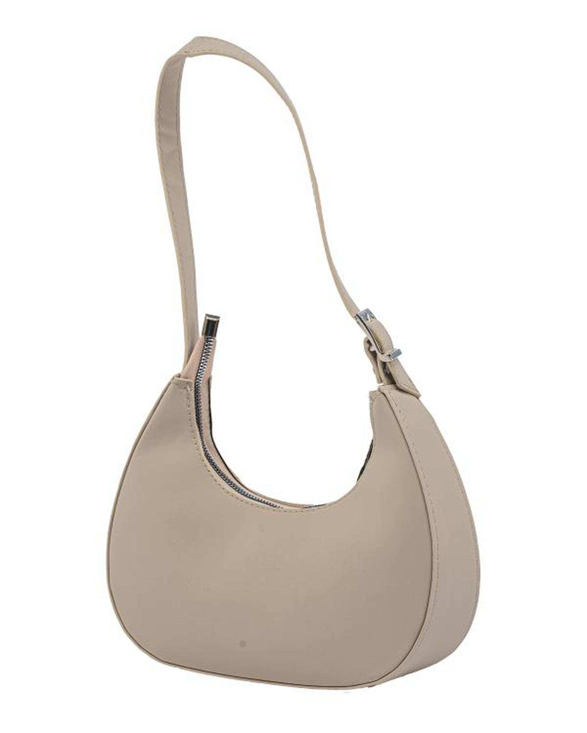 کیف دوشی زنانه کرم بیسراک Bisrak مدل SL-110979