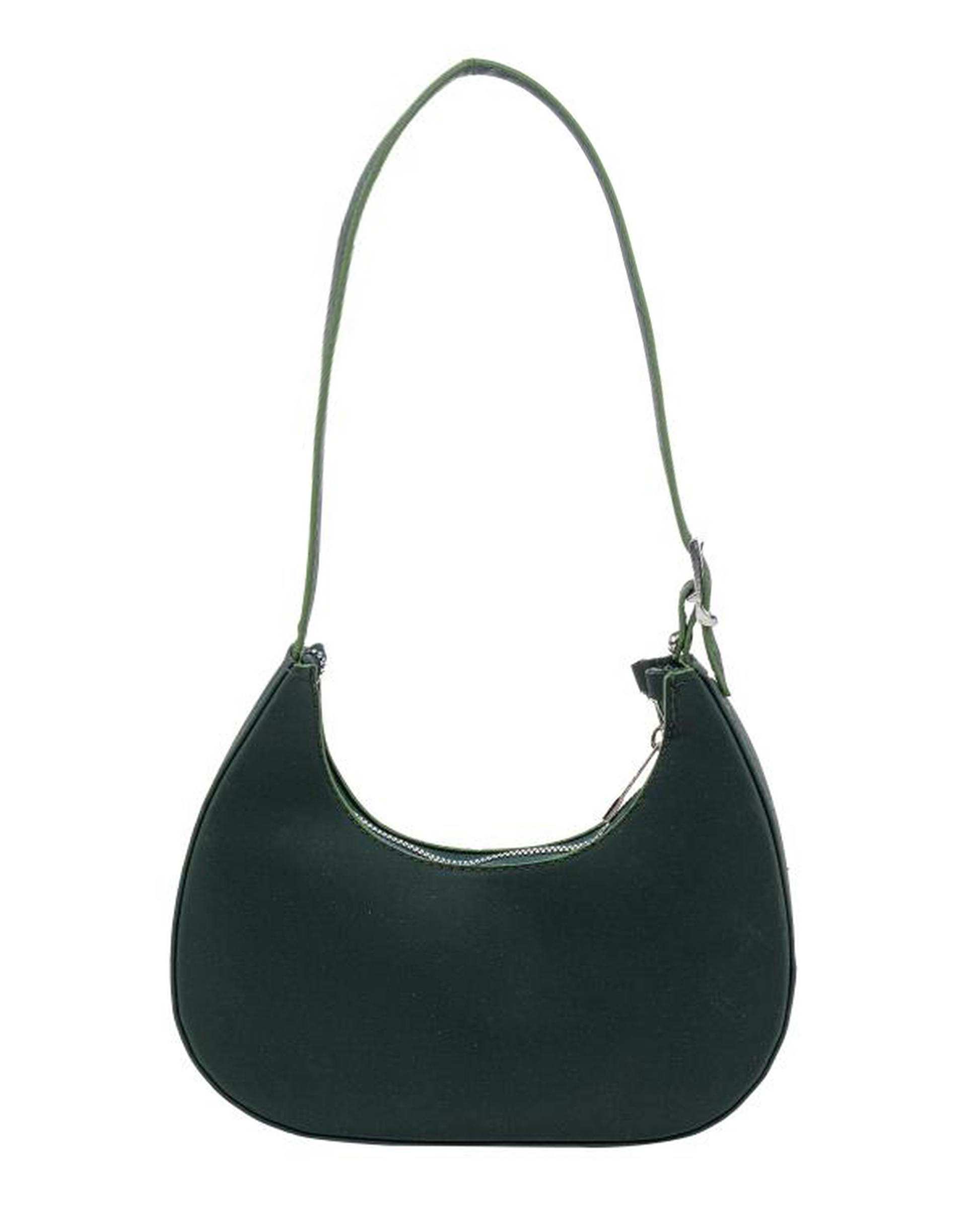 کیف دوشی زنانه سبز تیره بیسراک Bisrak مدل SL-110979