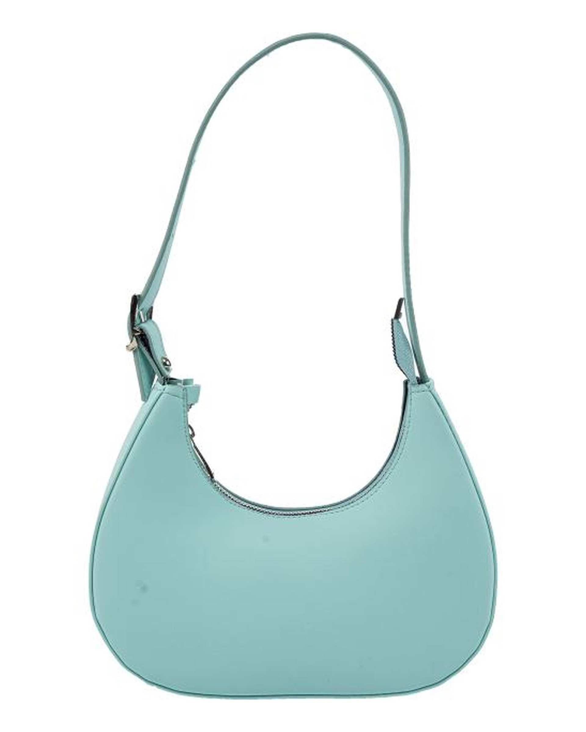 کیف دوشی زنانه سبز آبی بیسراک Bisrak مدل SL-110979