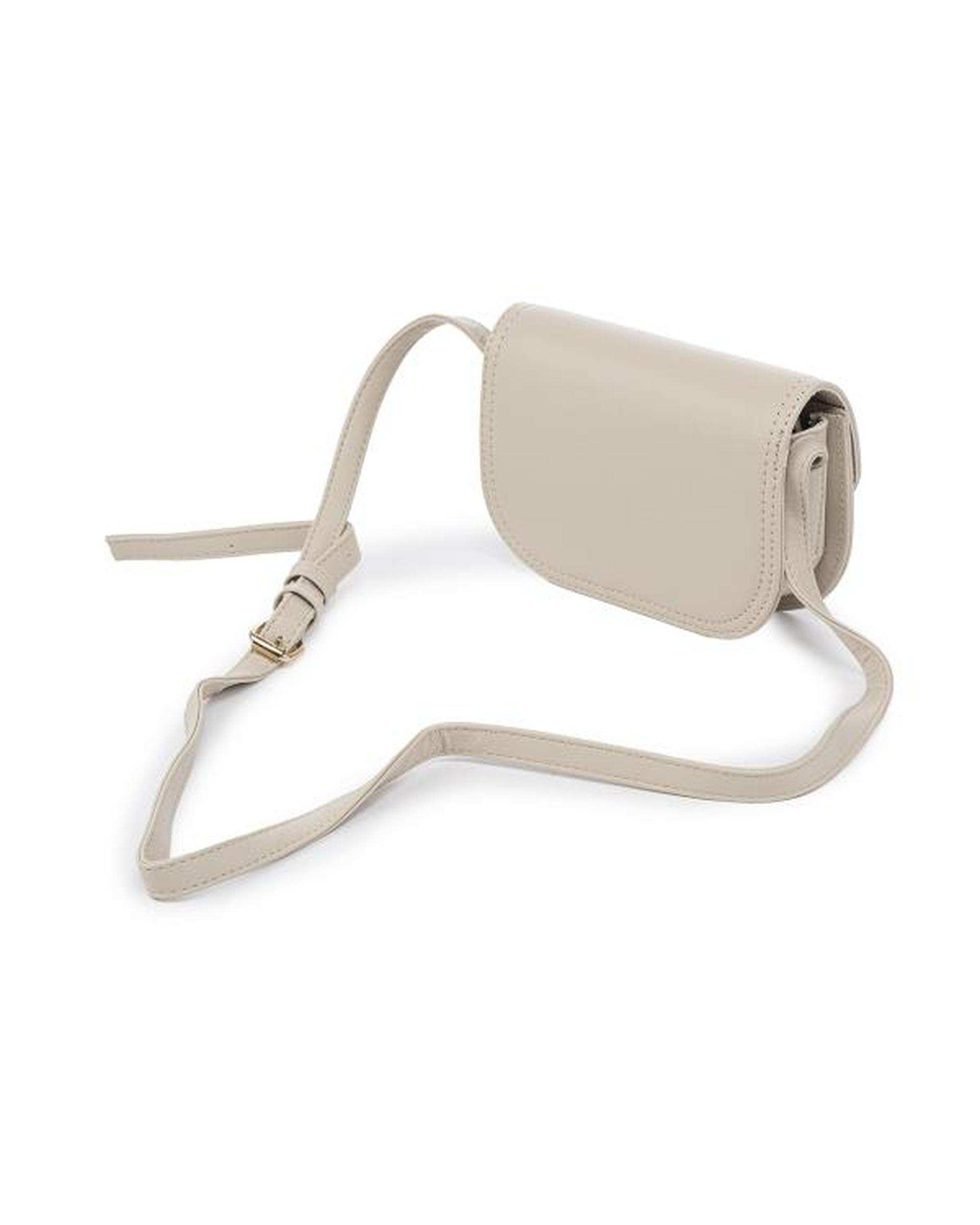 کیف دوشی زنانه کرم بیسراک Bisrak مدل SL-117295