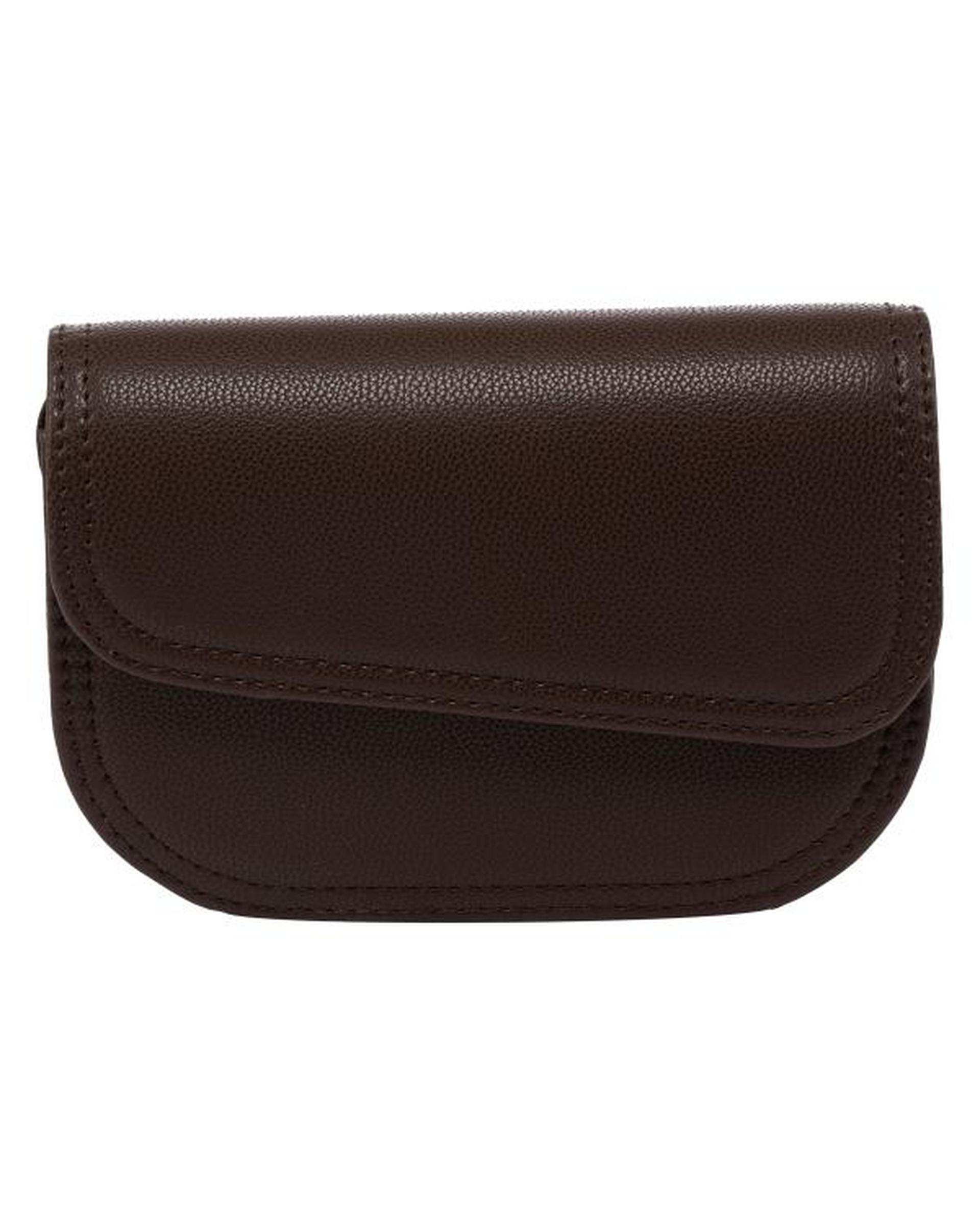 کیف دوشی زنانه قهوه ای بیسراک Bisrak مدل SL-117295