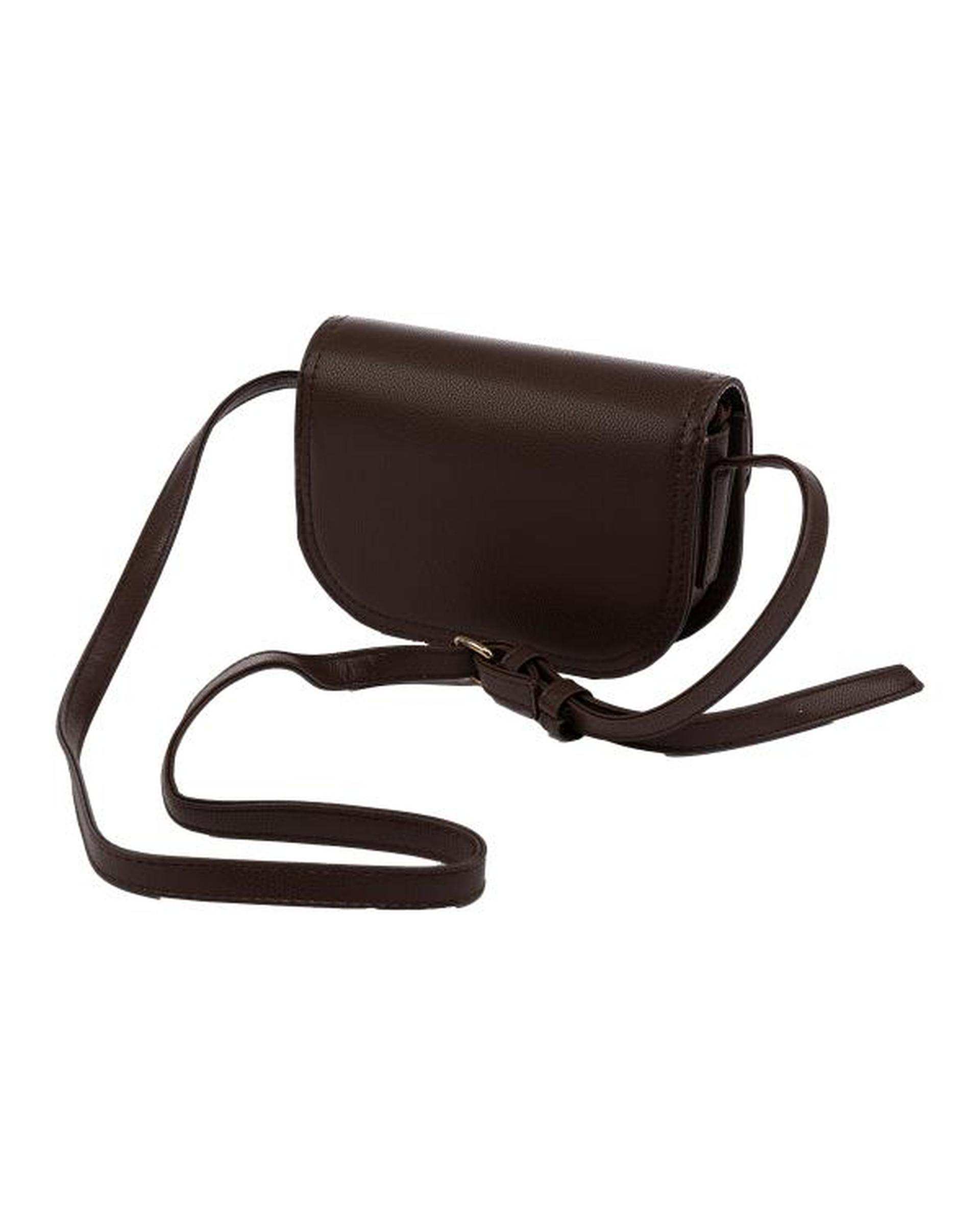 کیف دوشی زنانه قهوه ای بیسراک Bisrak مدل SL-117295