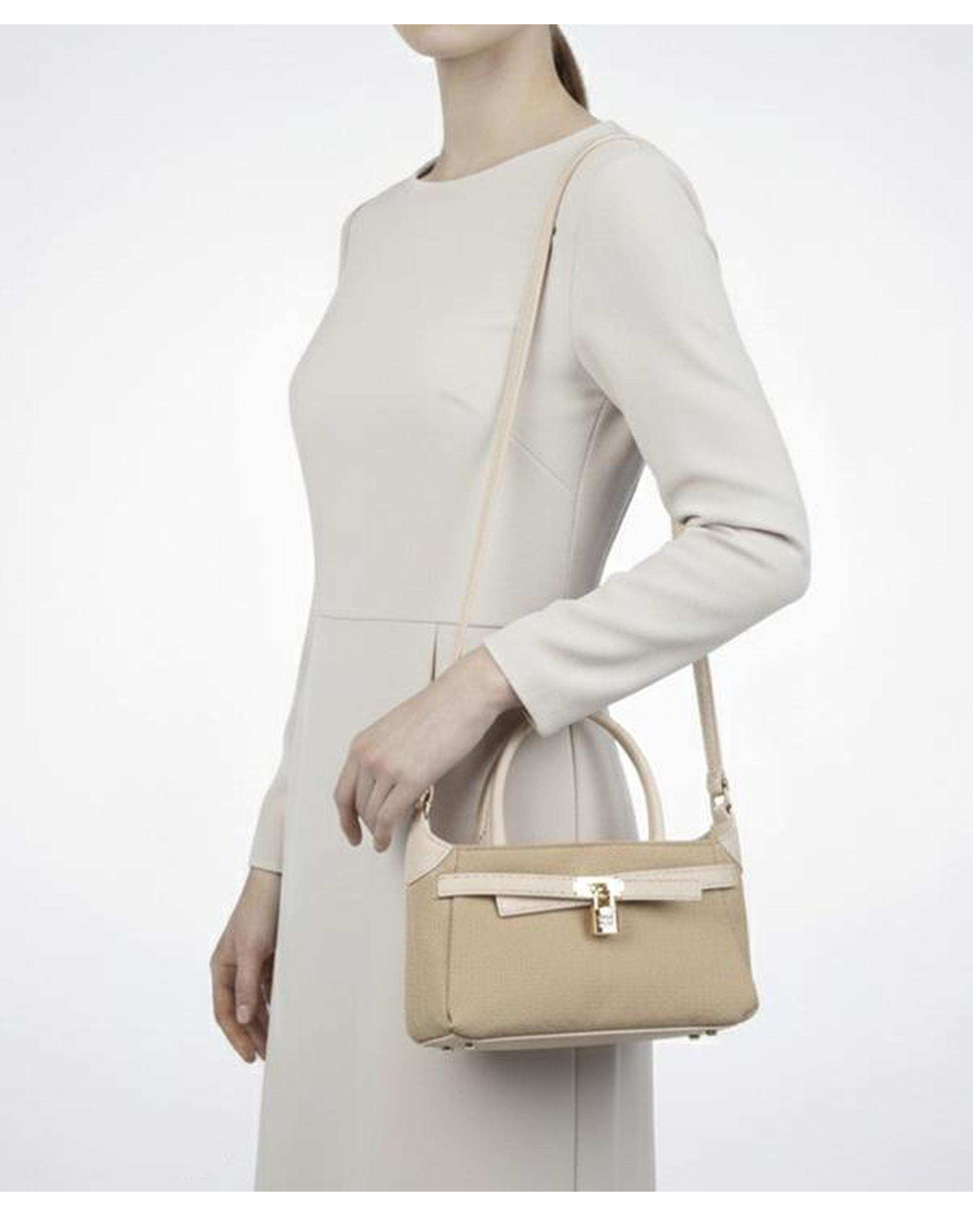 کیف زنانه کرم بیسراک Bisrak مدل SL-117588