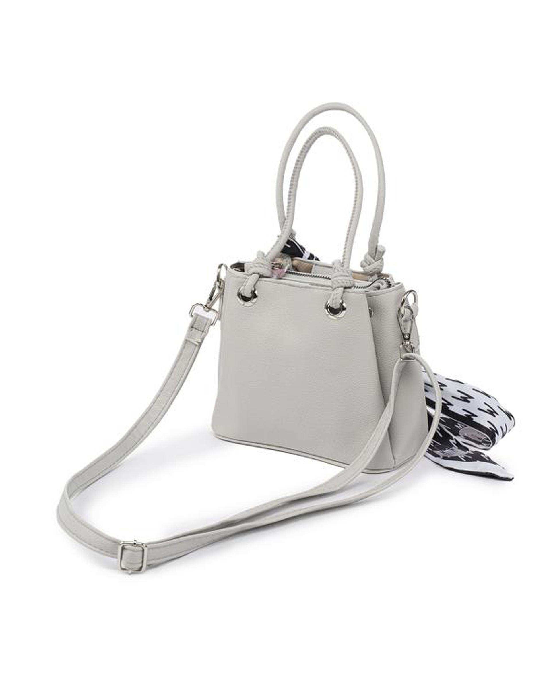 کیف دستی زنانه طوسی روشن بیسراک Bisrak مدل SL-117619