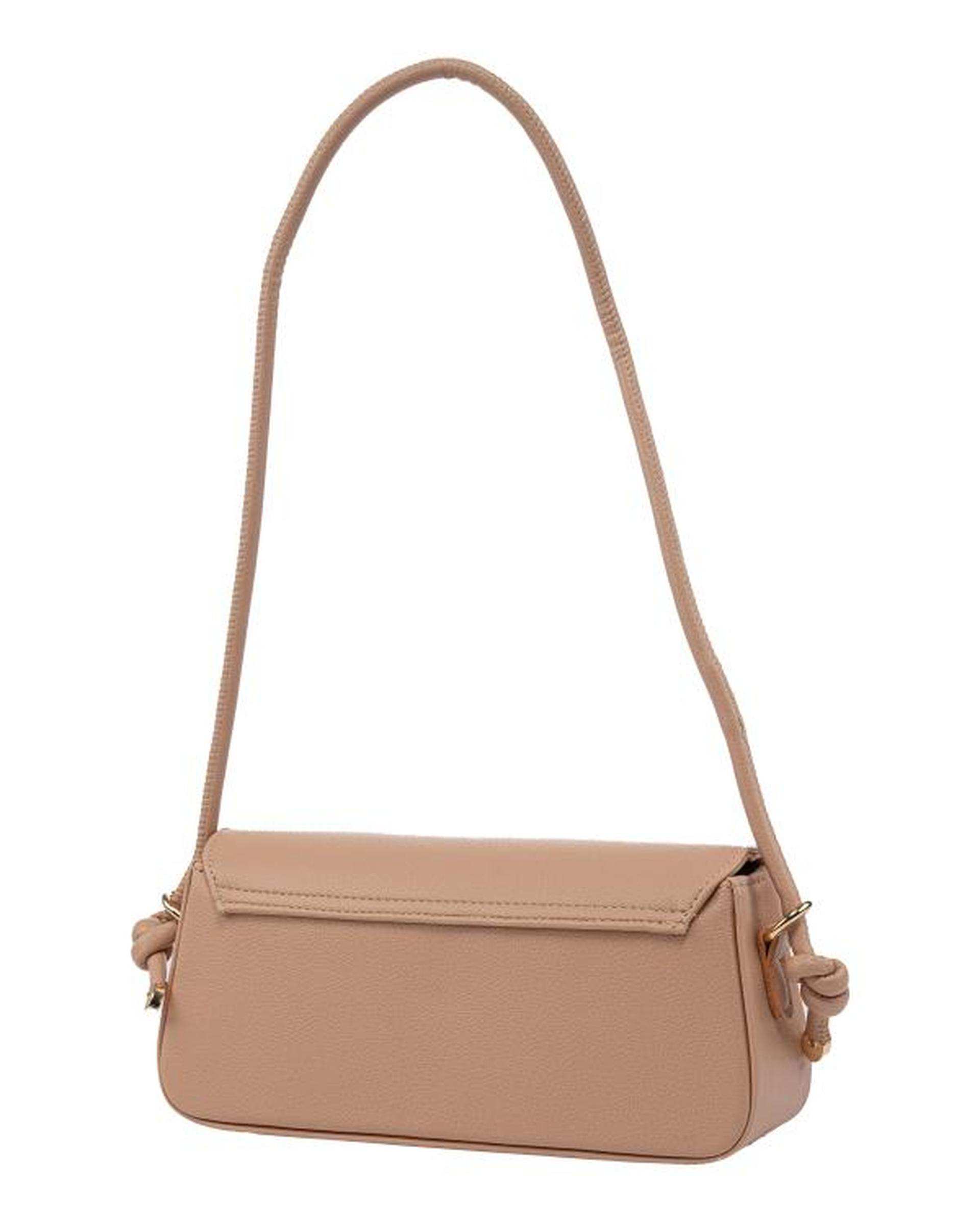 کیف دوشی زنانه کرم تیره بیسراک Bisrak مدل SL-117622