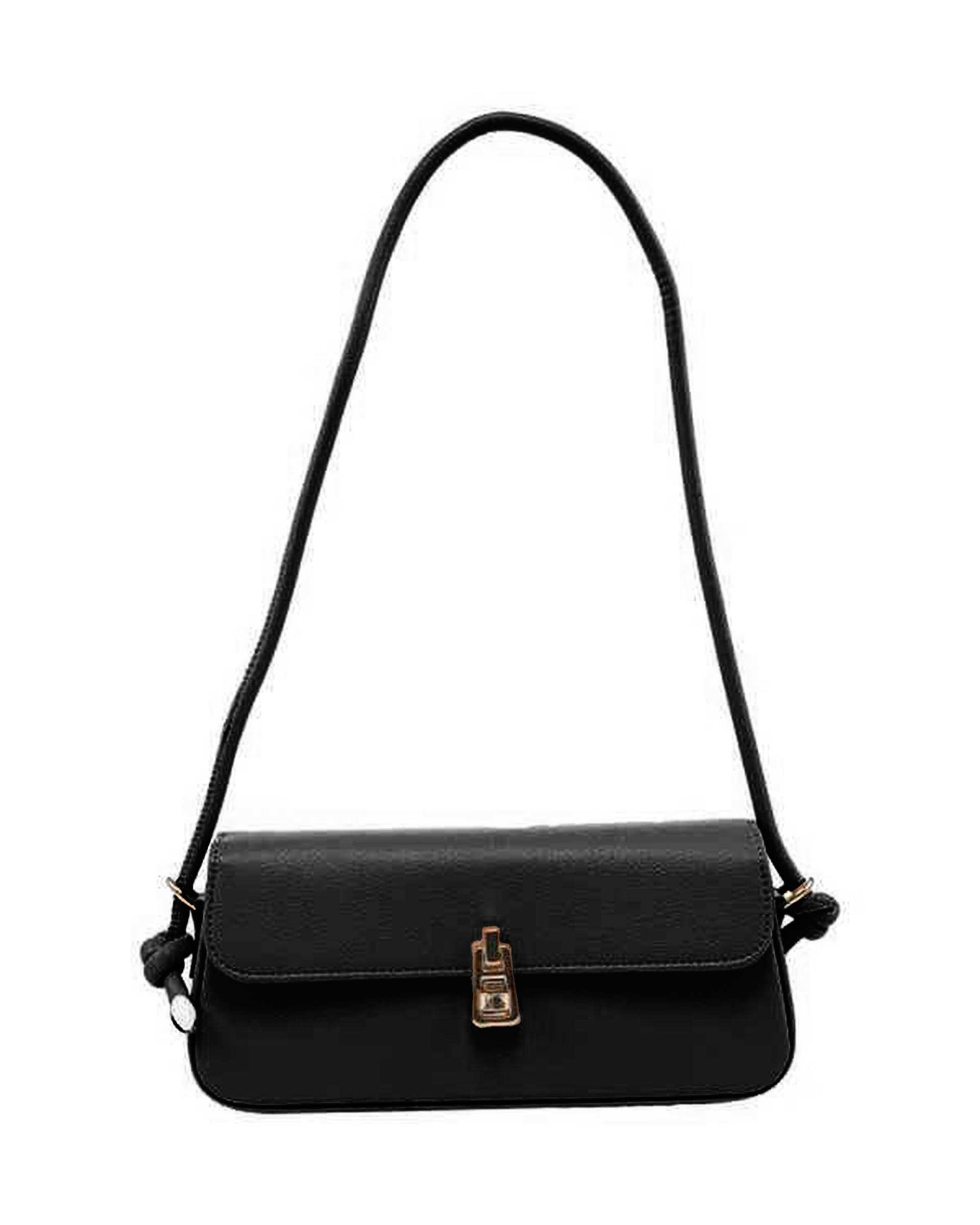 کیف دوشی زنانه مشکی بیسراک Bisrak مدل SL-117622