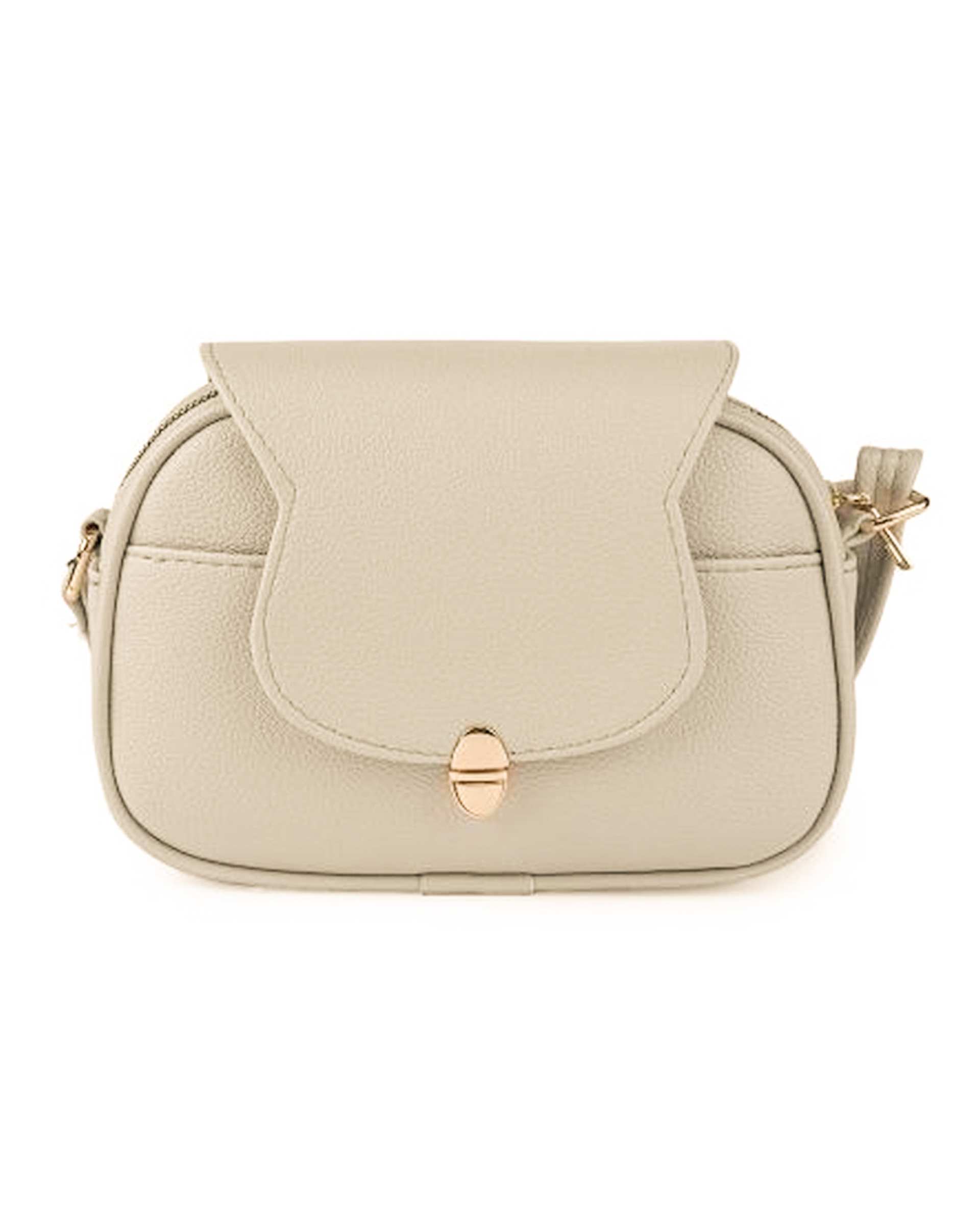 کیف دوشی زنانه کرم بیسراک Bisrak مدل SL-117650