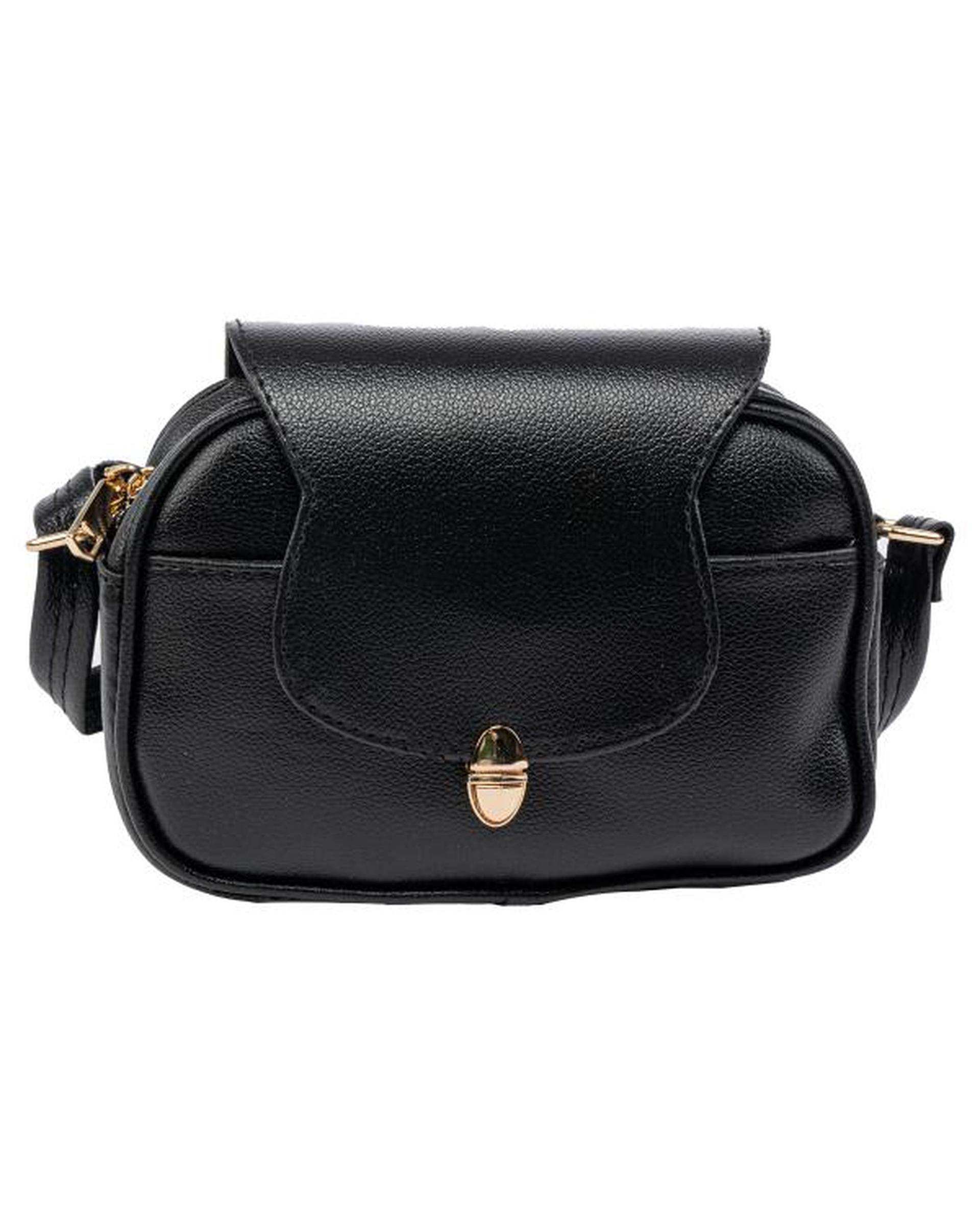 کیف دوشی زنانه مشکی بیسراک Bisrak مدل SL-117650