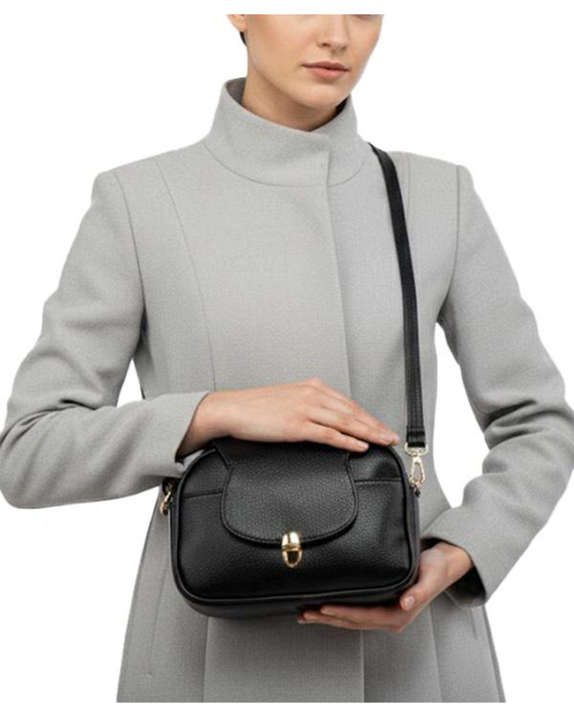 کیف دوشی زنانه مشکی بیسراک Bisrak مدل SL-117650