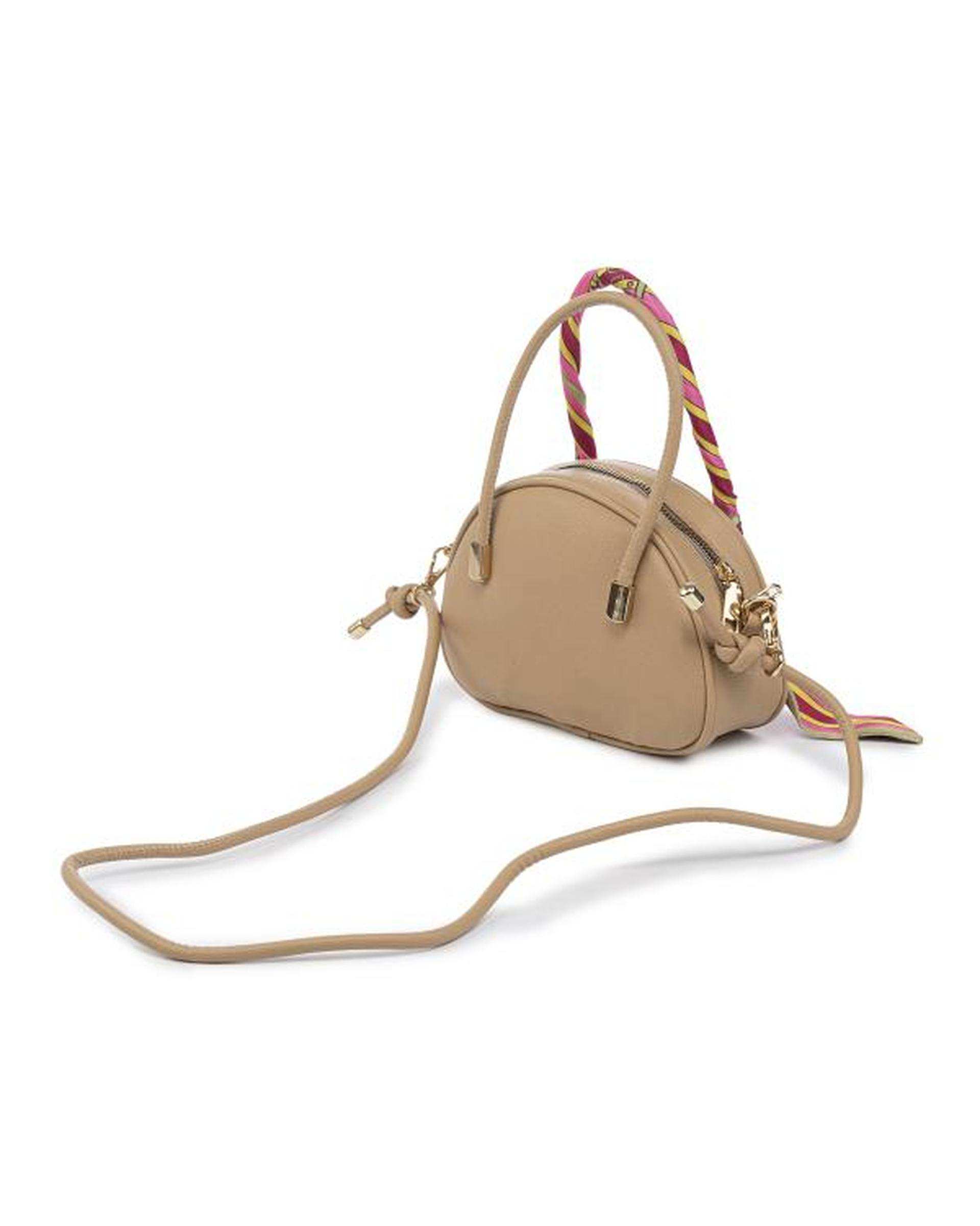 کیف دوشی زنانه کرم بیسراک Bisrak مدل SL-117695