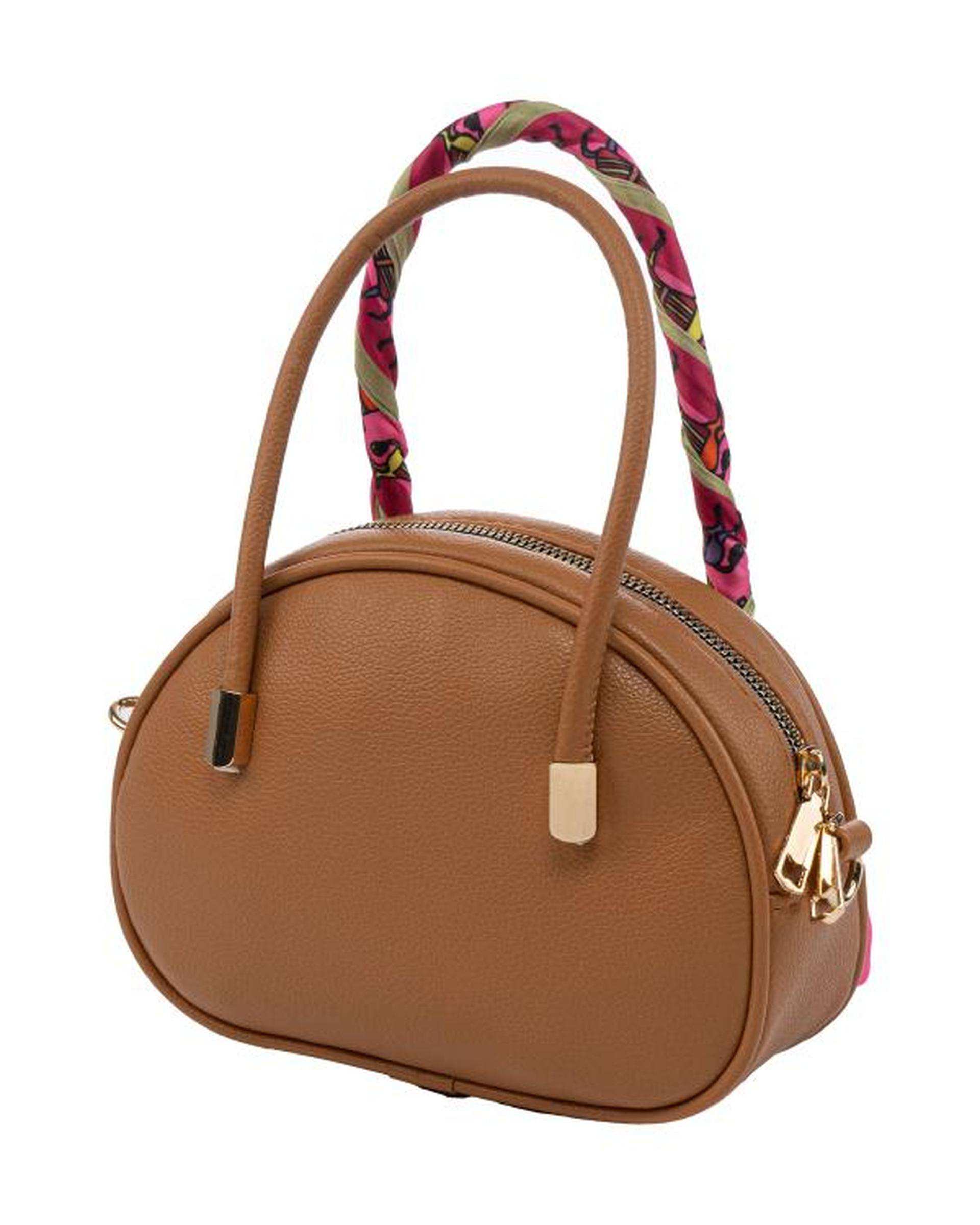 کیف دوشی زنانه عسلی بیسراک Bisrak مدل SL-117695