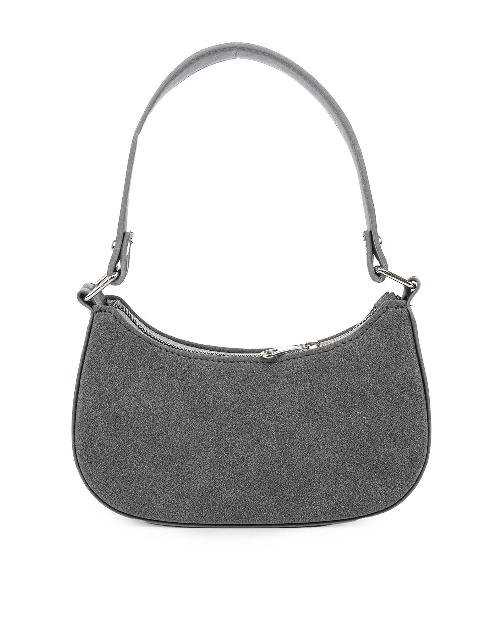 کیف دوشی زنانه طوسی بیسراک Bisrak مدل SL-117703