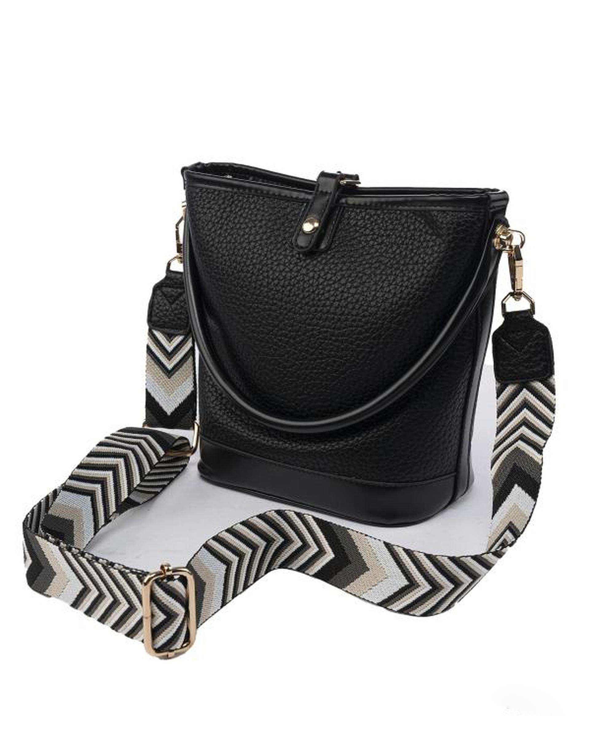 کیف دوشی زنانه مشکی بیسراک Bisrak مدل SL-117706