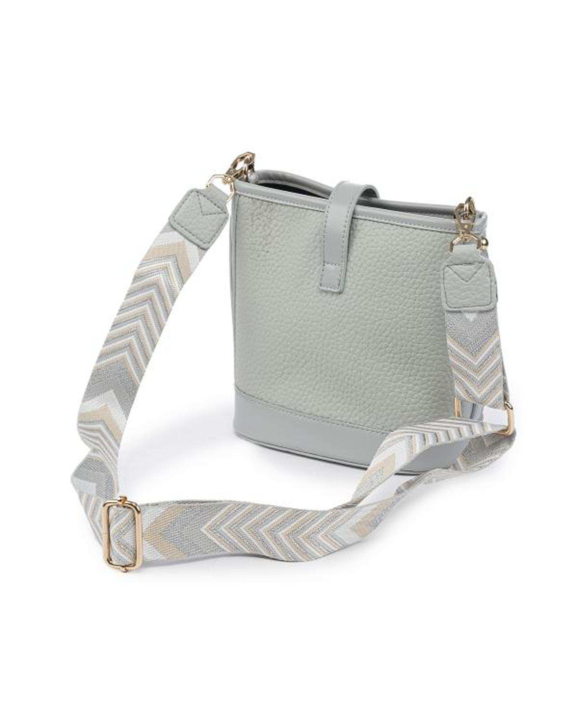 کیف دوشی زنانه طوسی بیسراک Bisrak مدل SL-117707