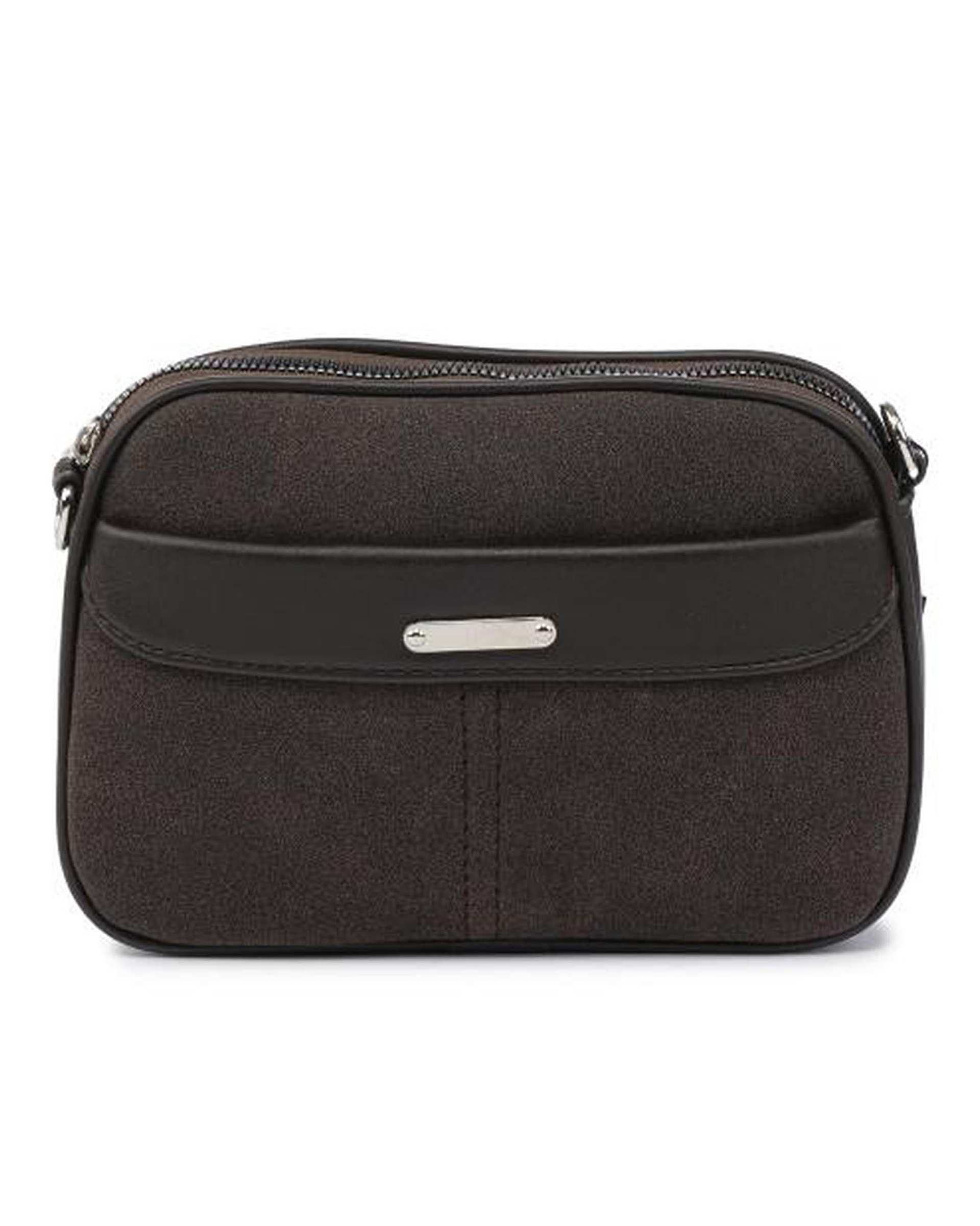 کیف دوشی زنانه قهوه ای بیسراک Bisrak مدل SL-117709