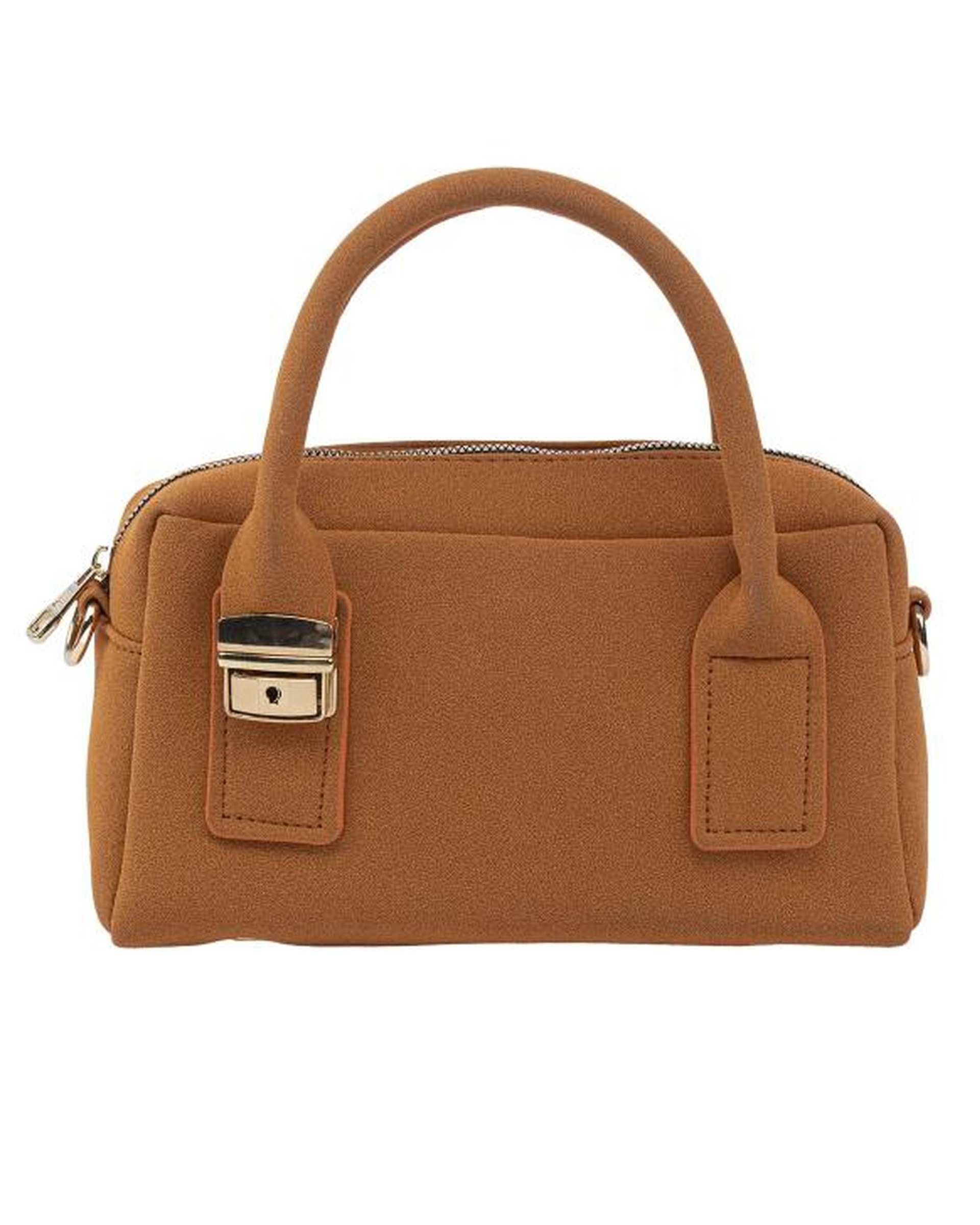 کیف دستی زنانه عسلی بیسراک Bisrak مدل SL-117710