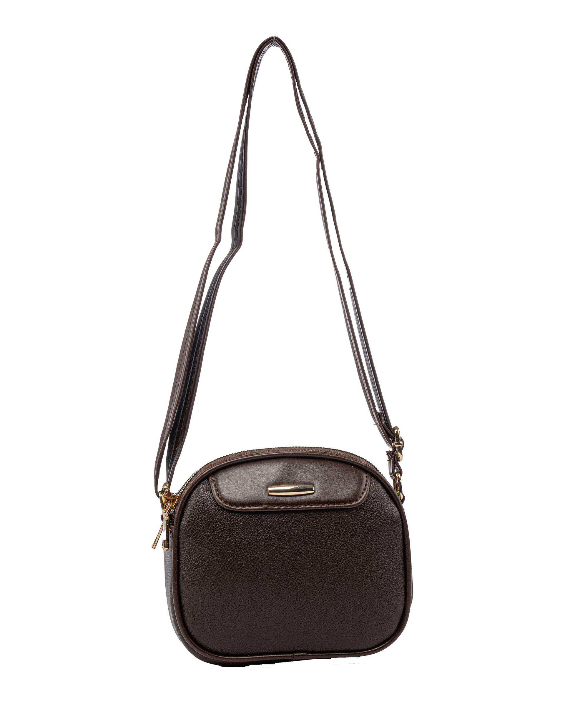 کیف دوشی زنانه قهوه ای بیسراک Bisrak مدل SL-117714