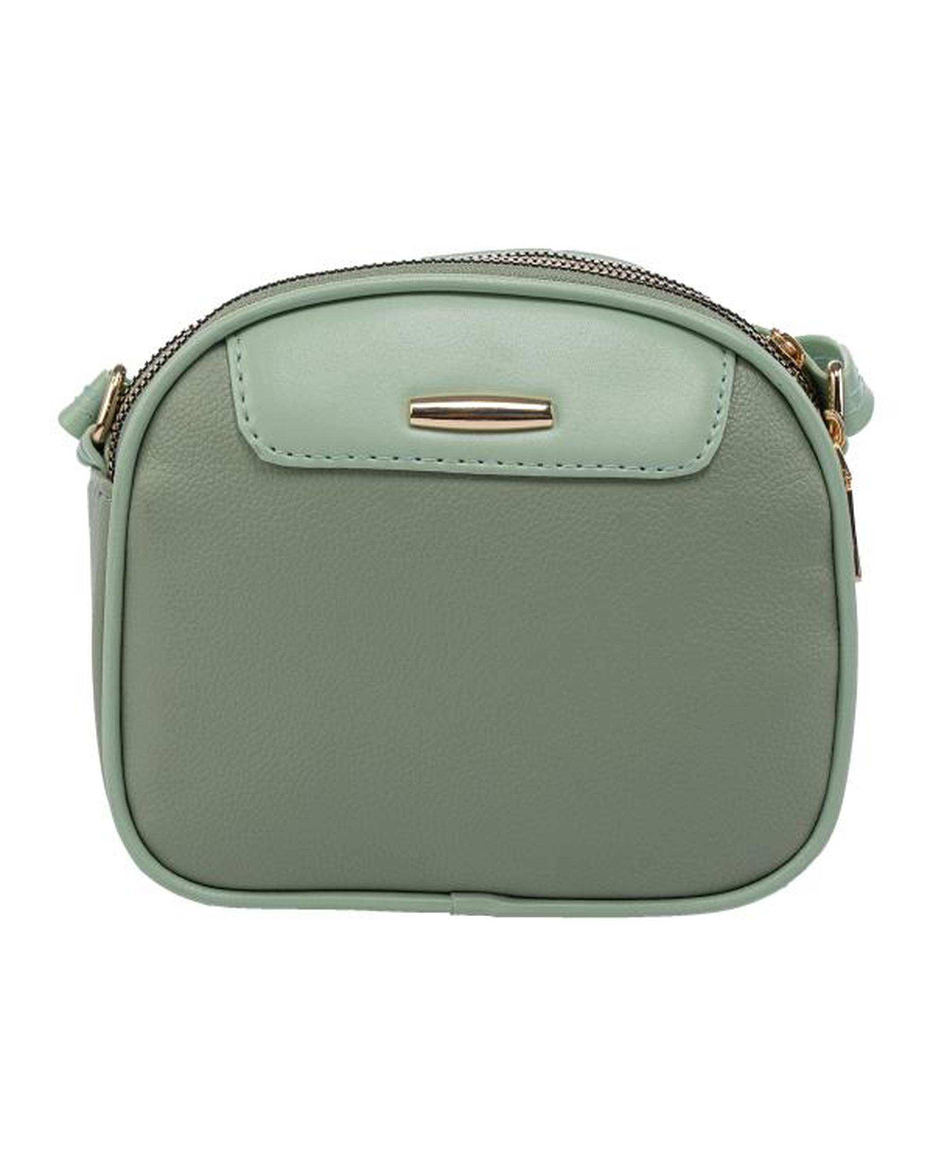 کیف دوشی زنانه سبز مغز پسته ای بیسراک Bisrak مدل SL-117714