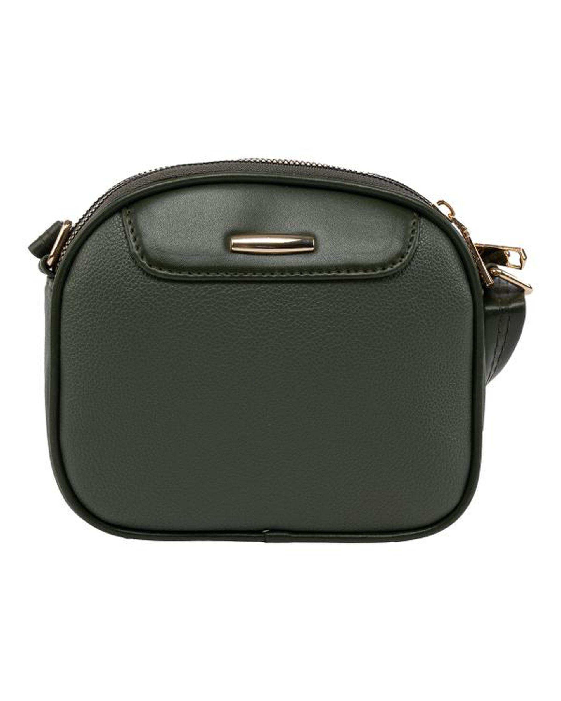 کیف دوشی زنانه سبز تیره بیسراک Bisrak مدل SL-117714