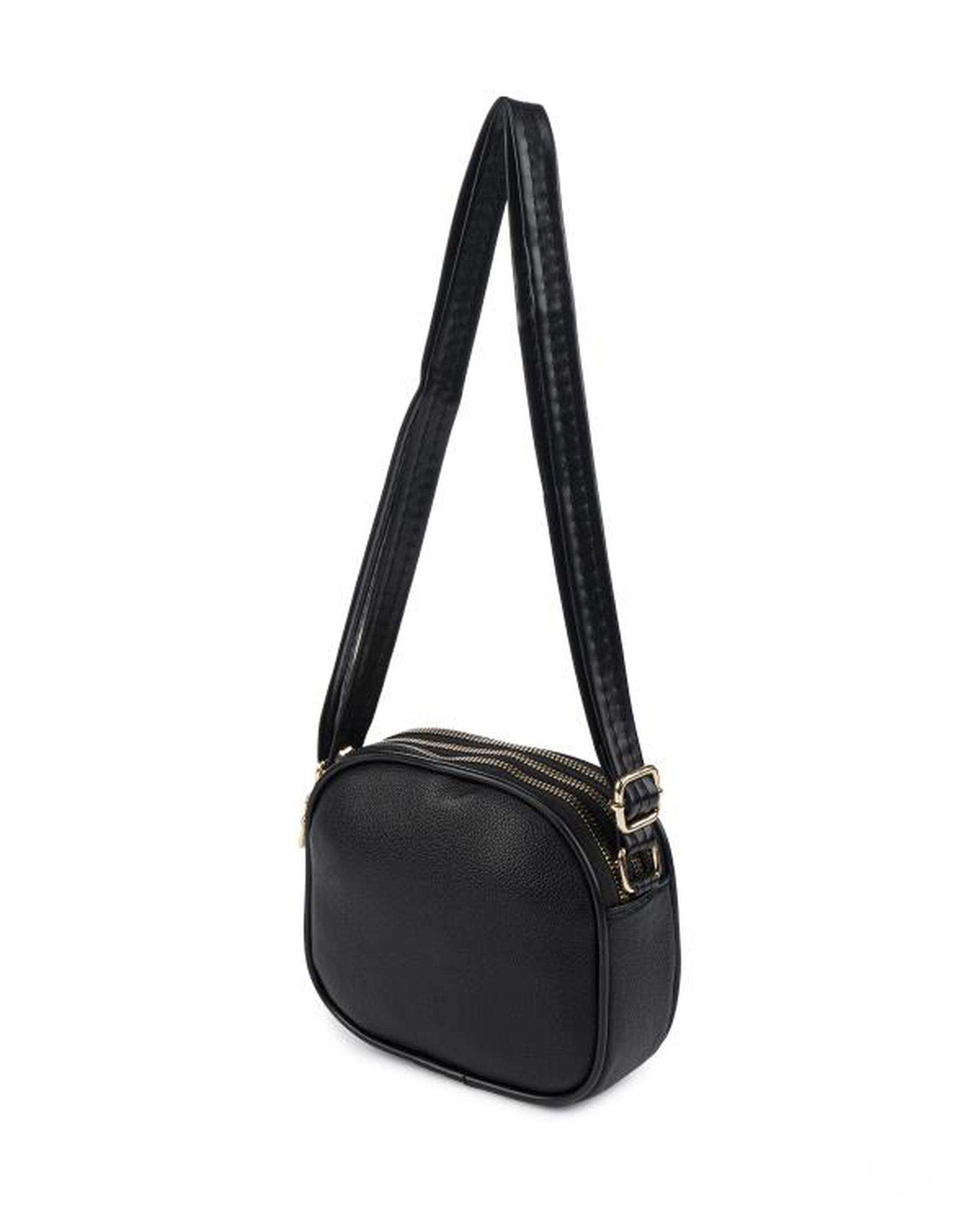 کیف دوشی زنانه مشکی بیسراک Bisrak مدل SL-117714