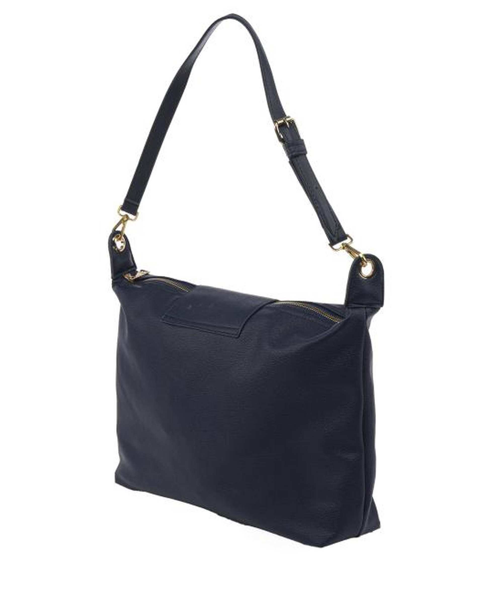 کیف دوشی زنانه سرمه ای بیسراک Bisrak مدل SL-119229