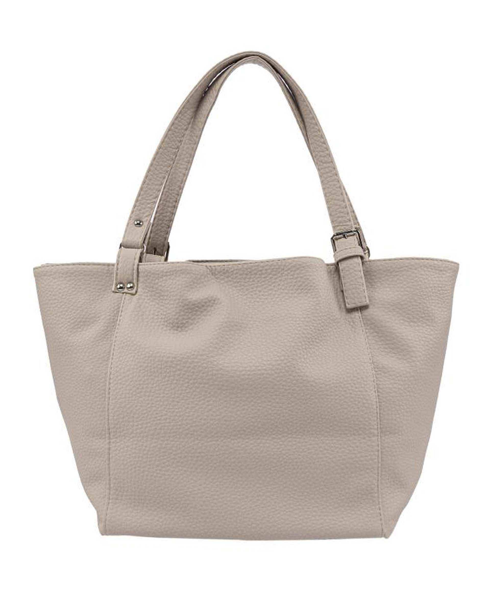 کیف دوشی زنانه کرم بیسراک Bisrak مدل SL-119240