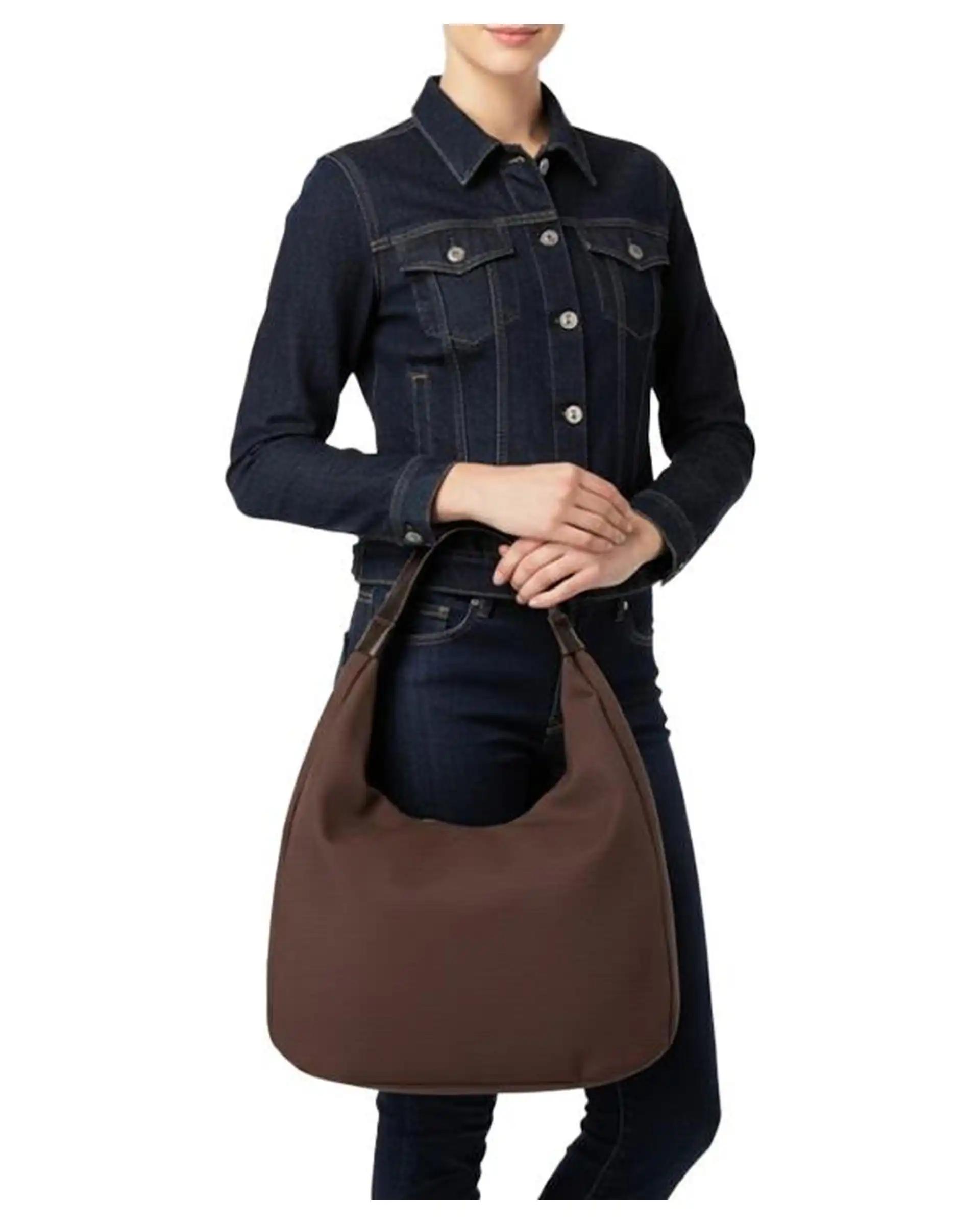 کیف دوشی زنانه قهوه ای بیسراک Bisrak مدل SL-119245