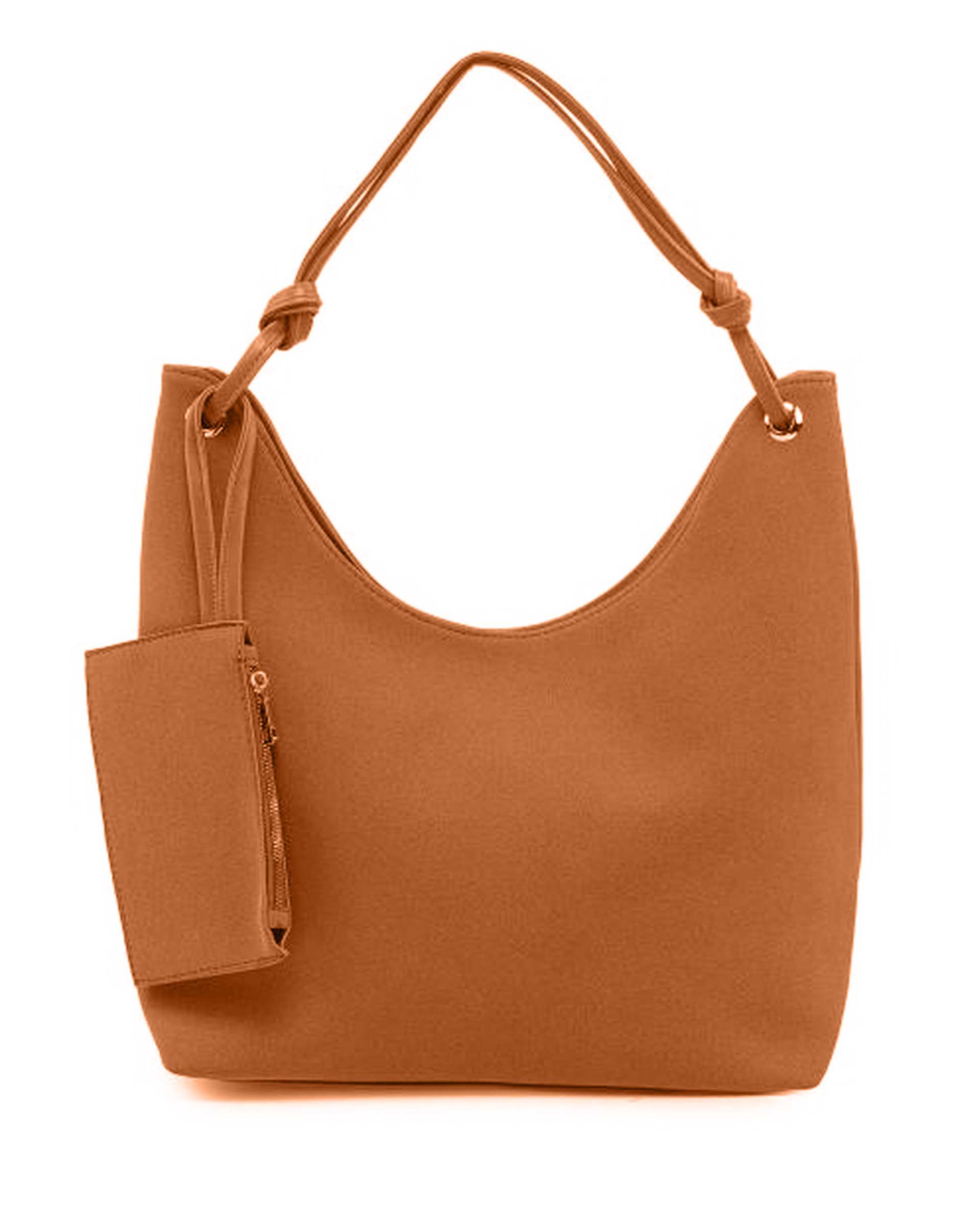 کیف دوشی زنانه عسلی بیسراک Bisrak مدل SL-119248