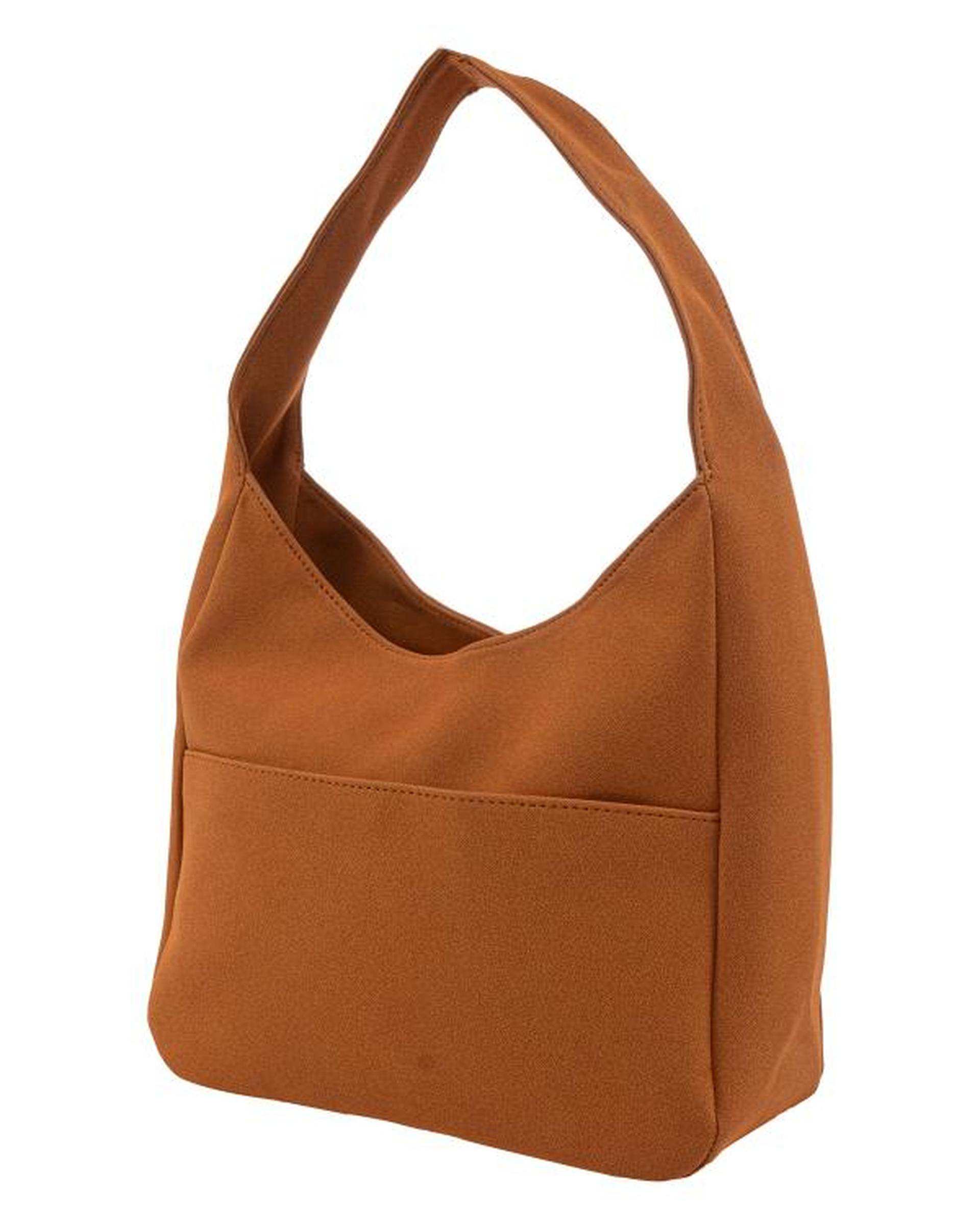 کیف دوشی زنانه عسلی بیسراک Bisrak مدل SL-119258