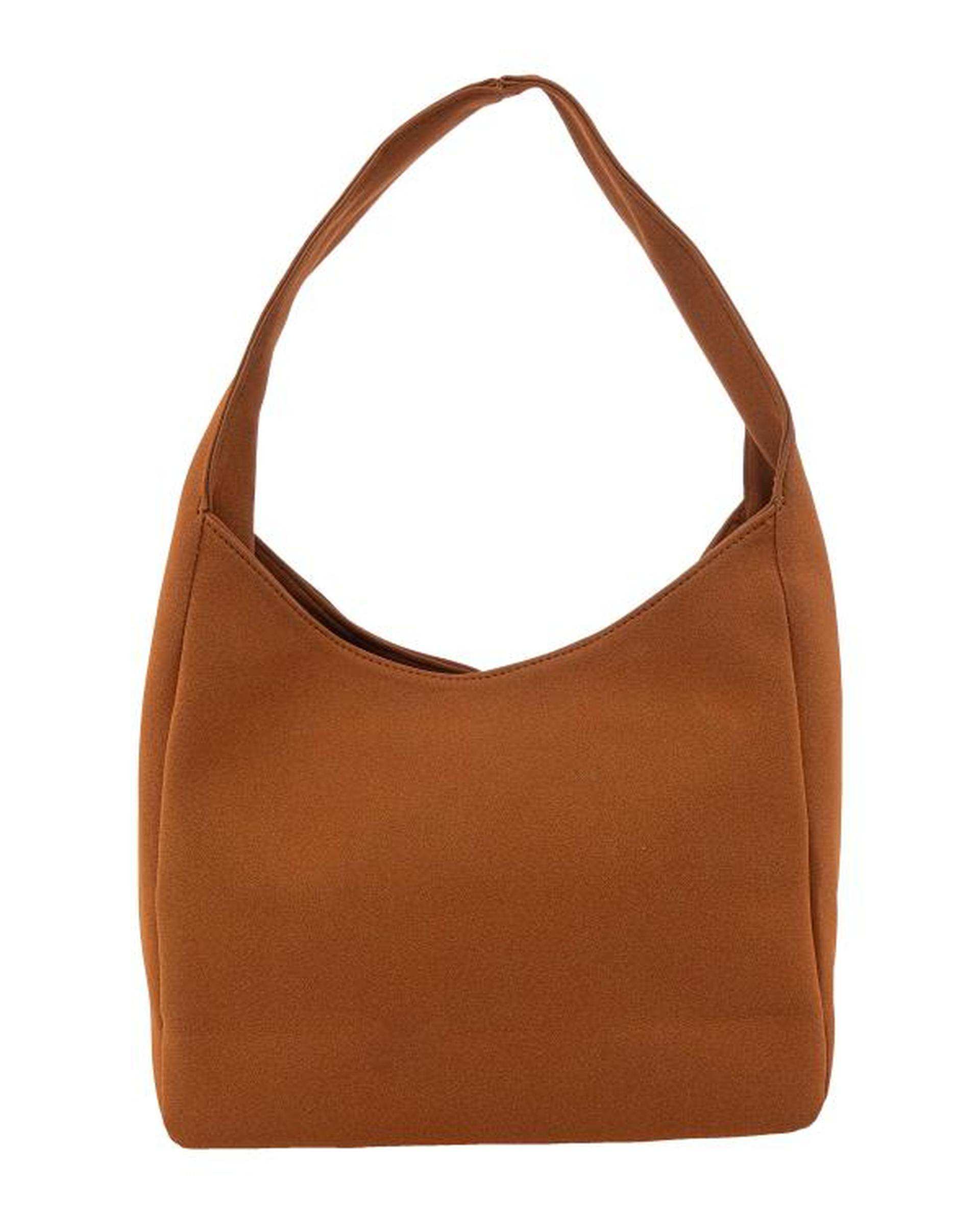 کیف دوشی زنانه عسلی بیسراک Bisrak مدل SL-119258