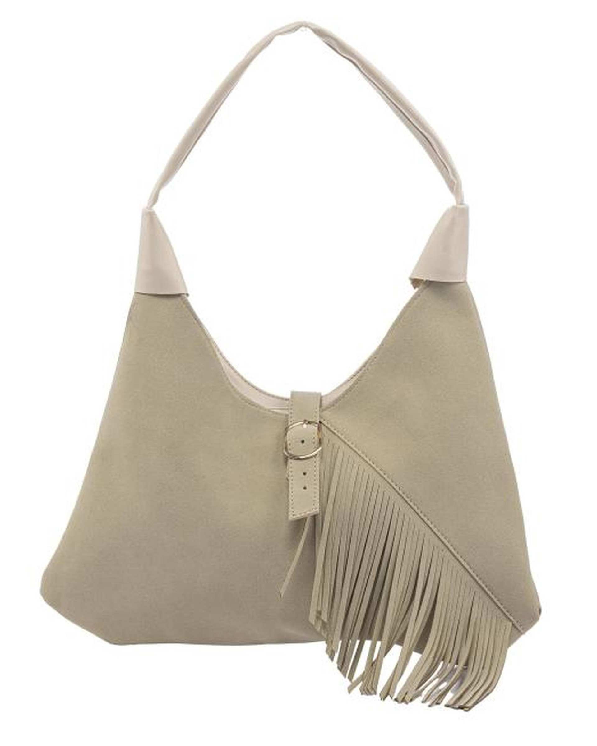 کیف دوشی زنانه کرم بیسراک Bisrak مدل SL-119259