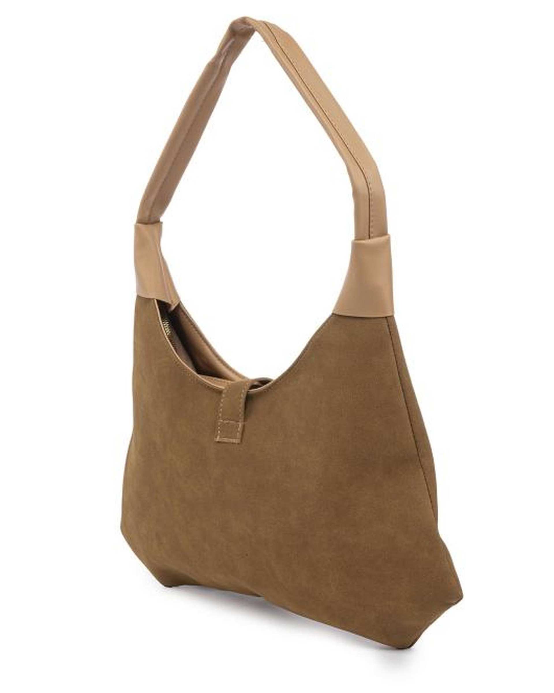 کیف دوشی زنانه عسلی بیسراک Bisrak مدل SL-119259