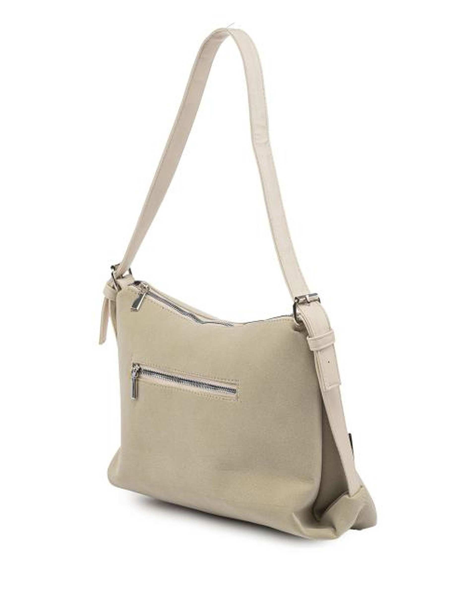 کیف دوشی زنانه کرم بیسراک Bisrak مدل SL-119262