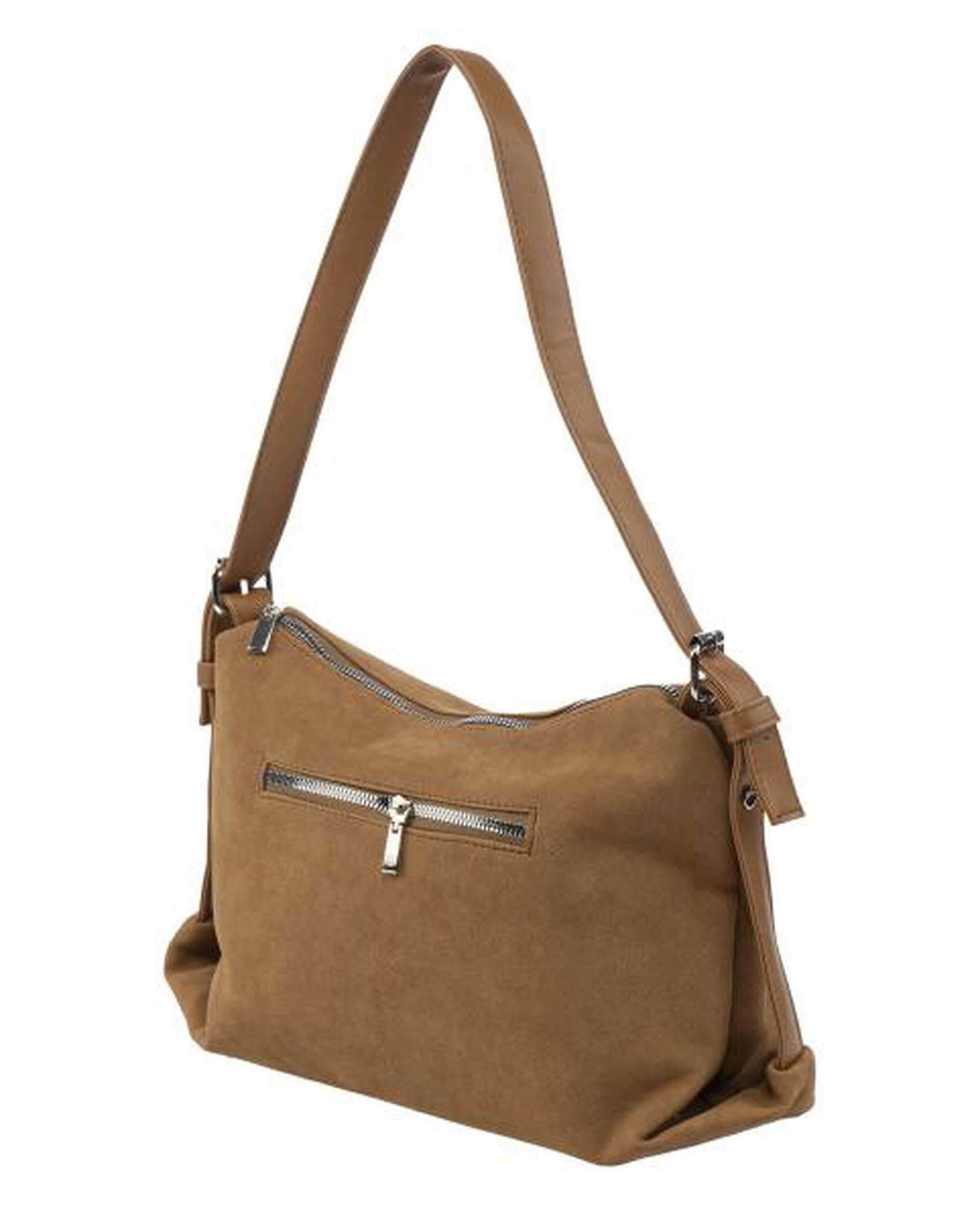 کیف دوشی زنانه قهوه ای بیسراک Bisrak مدل SL-119262