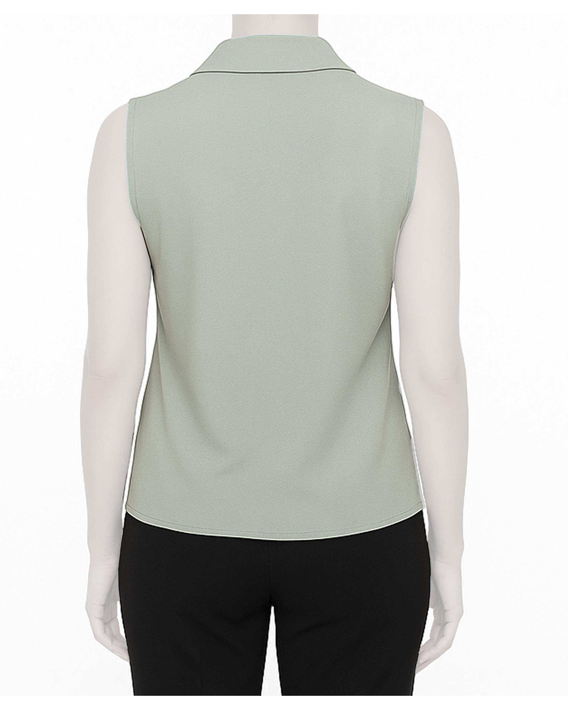 تاپ یقه شکاری زنانه سبز تولیکا Tulika کد 33106