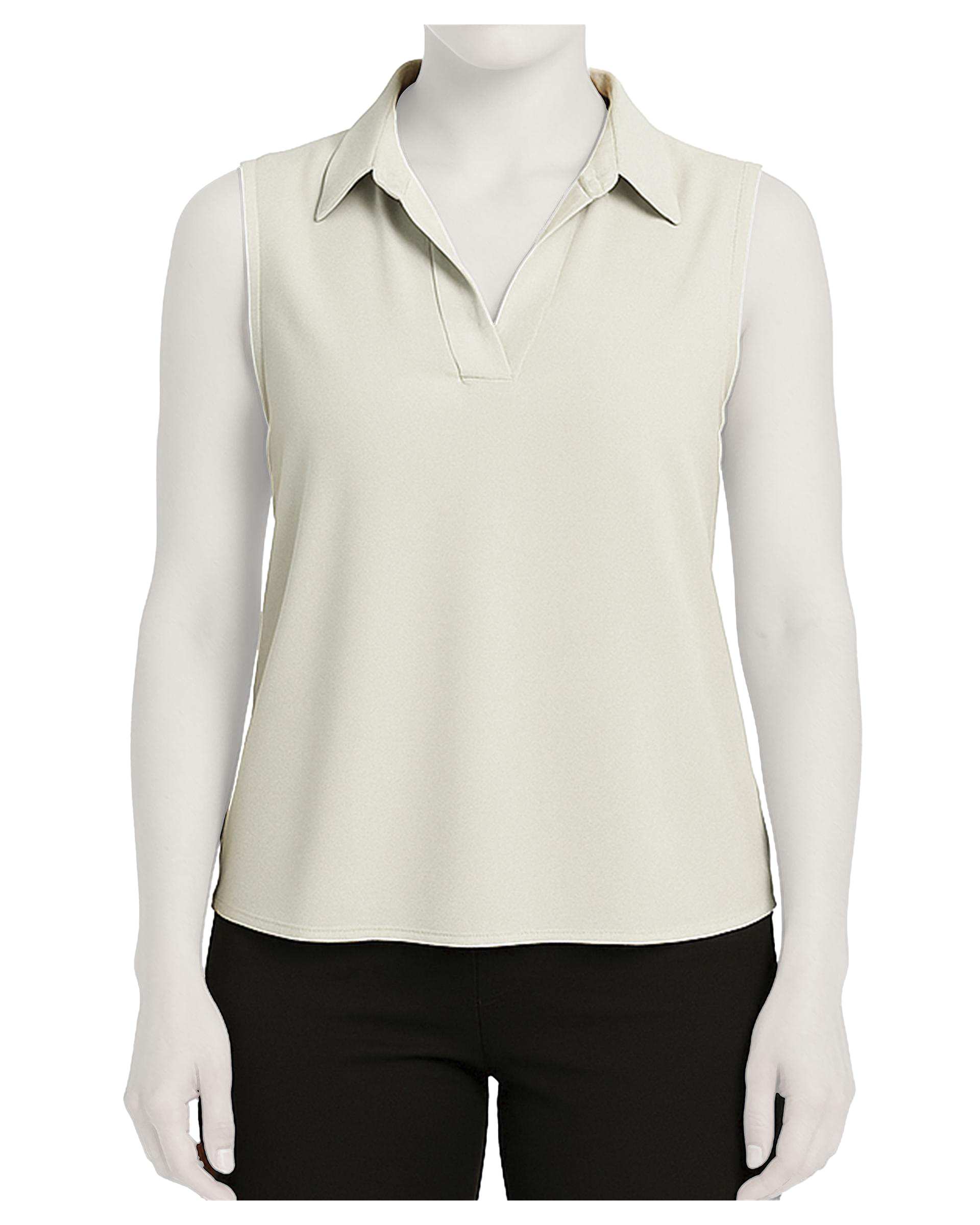 تاپ یقه شکاری زنانه کرم تولیکا Tulika کد 33106