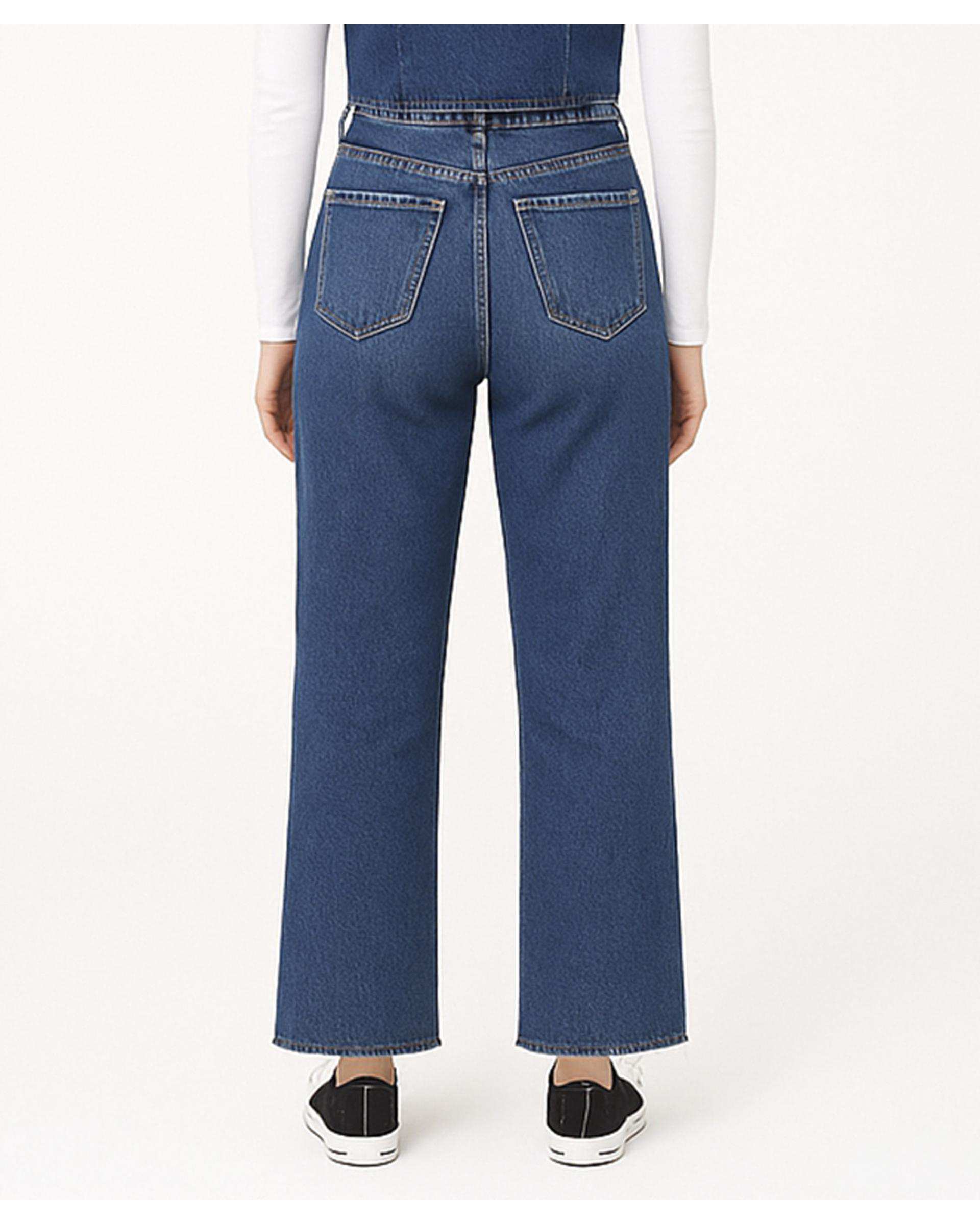 شلوار جین بگ زنانه آبی تولیکا Tulika کد 00473