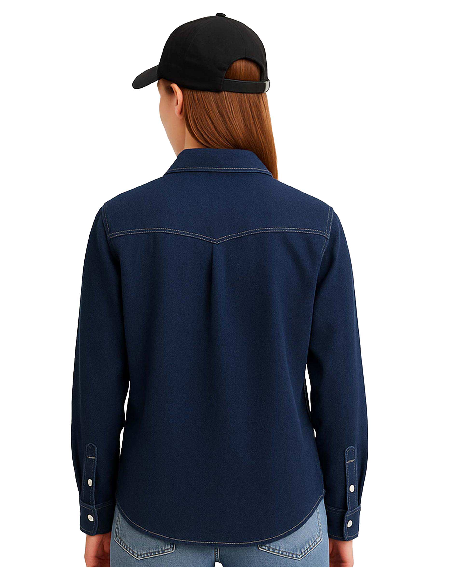 کت جین زنانه سرمه ای تولیکا Tulika کد 41664