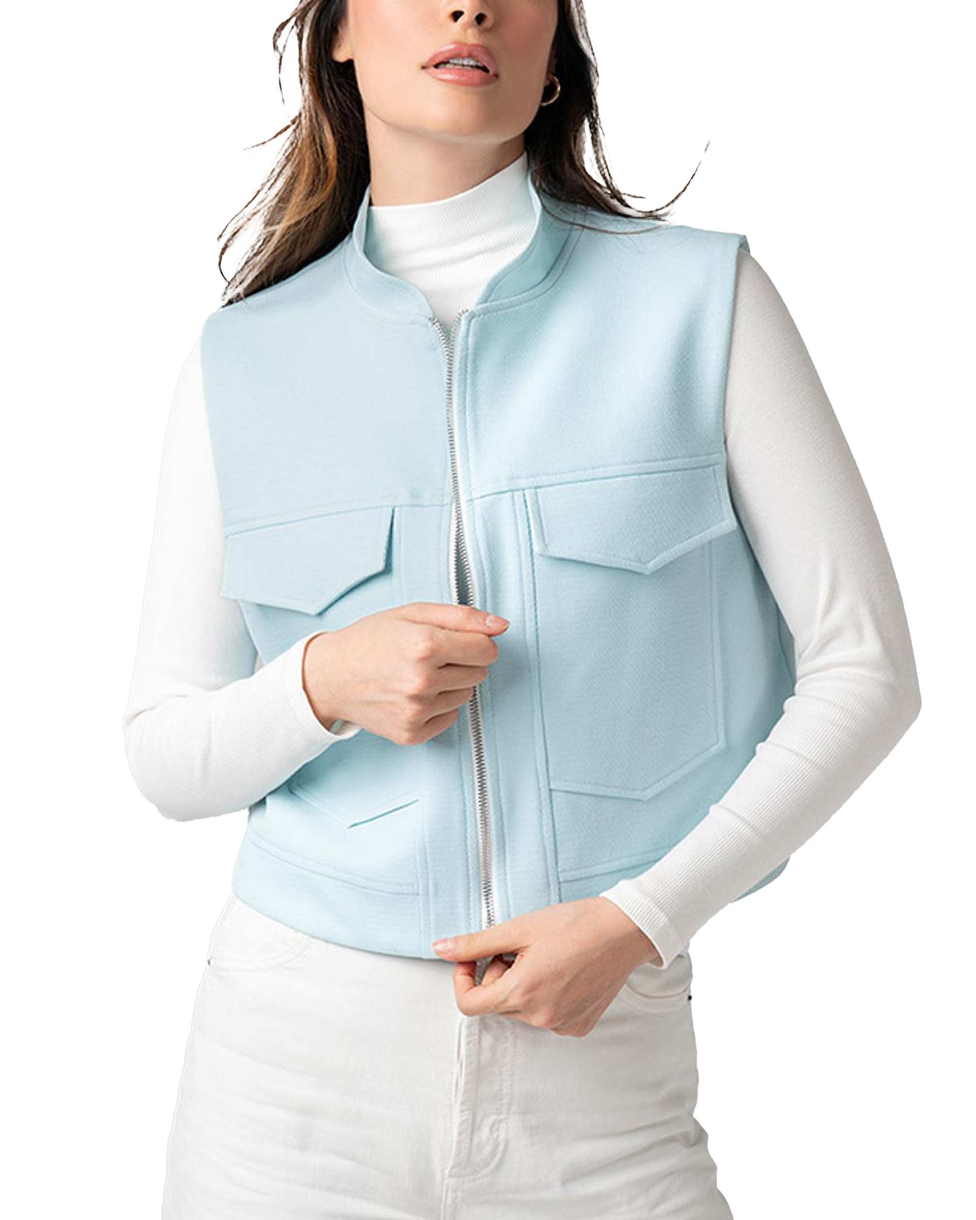 جلیقه زنانه آبی تولیکا Tulika کد 41665