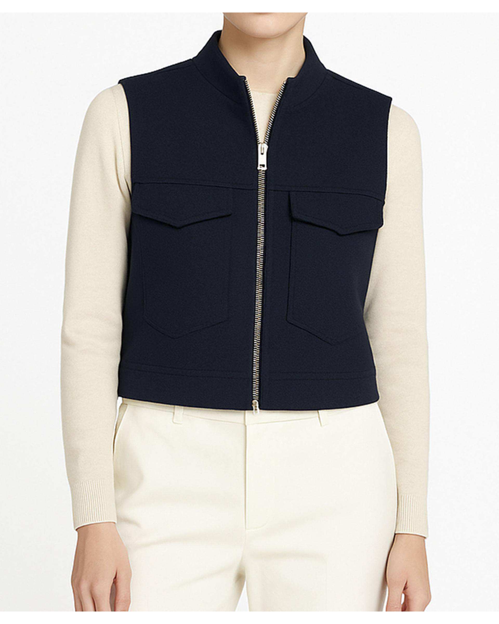 جلیقه زنانه سرمه ای تولیکا Tulika کد 41665