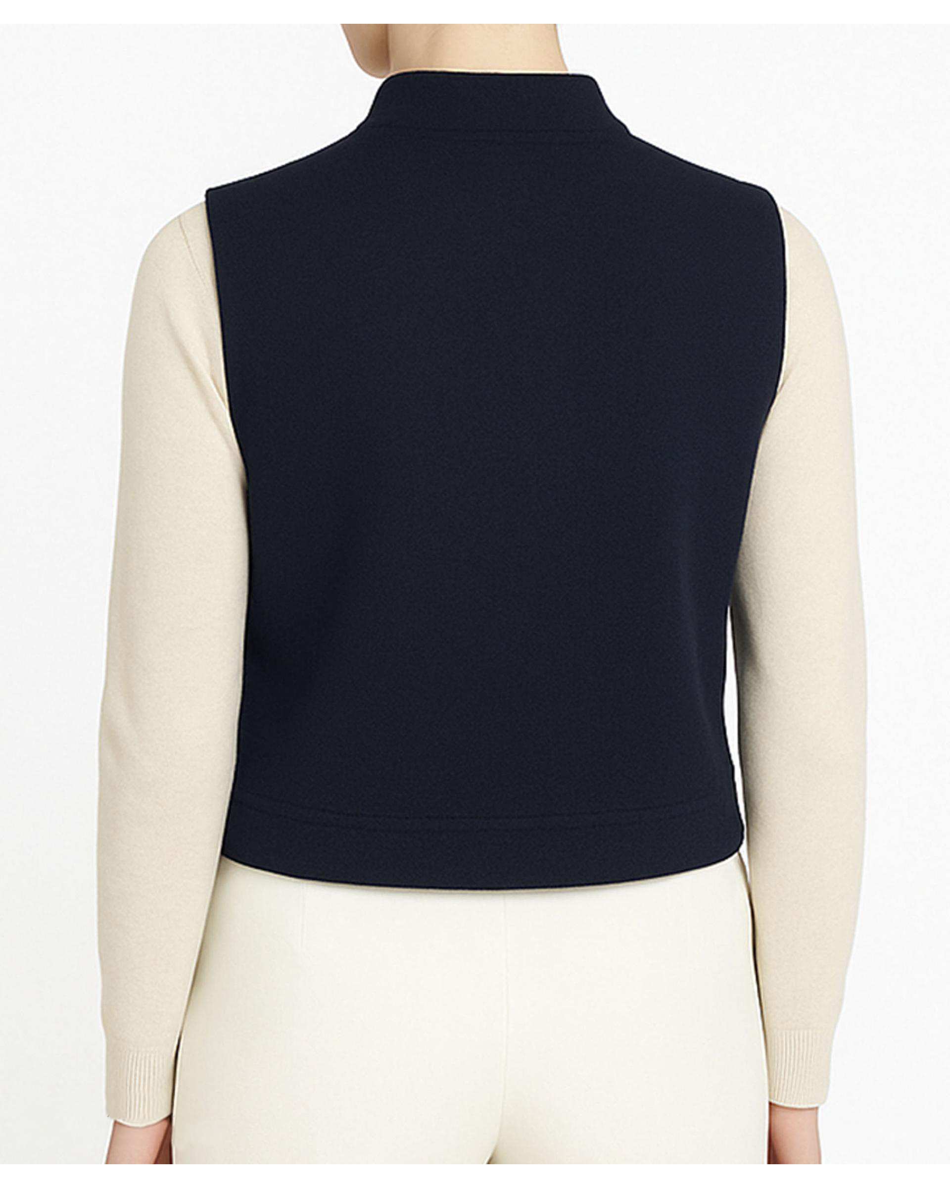 جلیقه زنانه سرمه ای تولیکا Tulika کد 41665