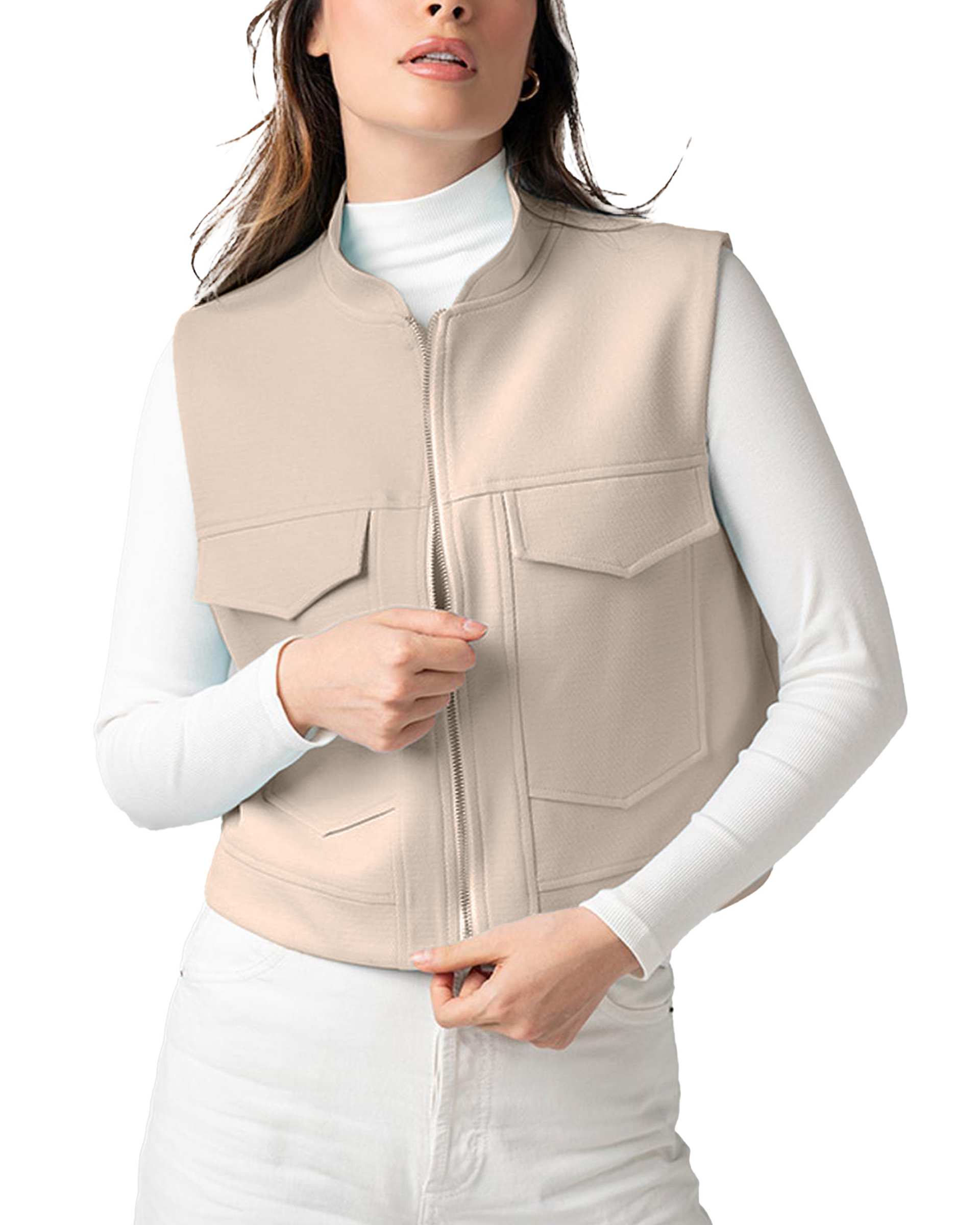 جلیقه زنانه کرم تولیکا Tulika کد 41665