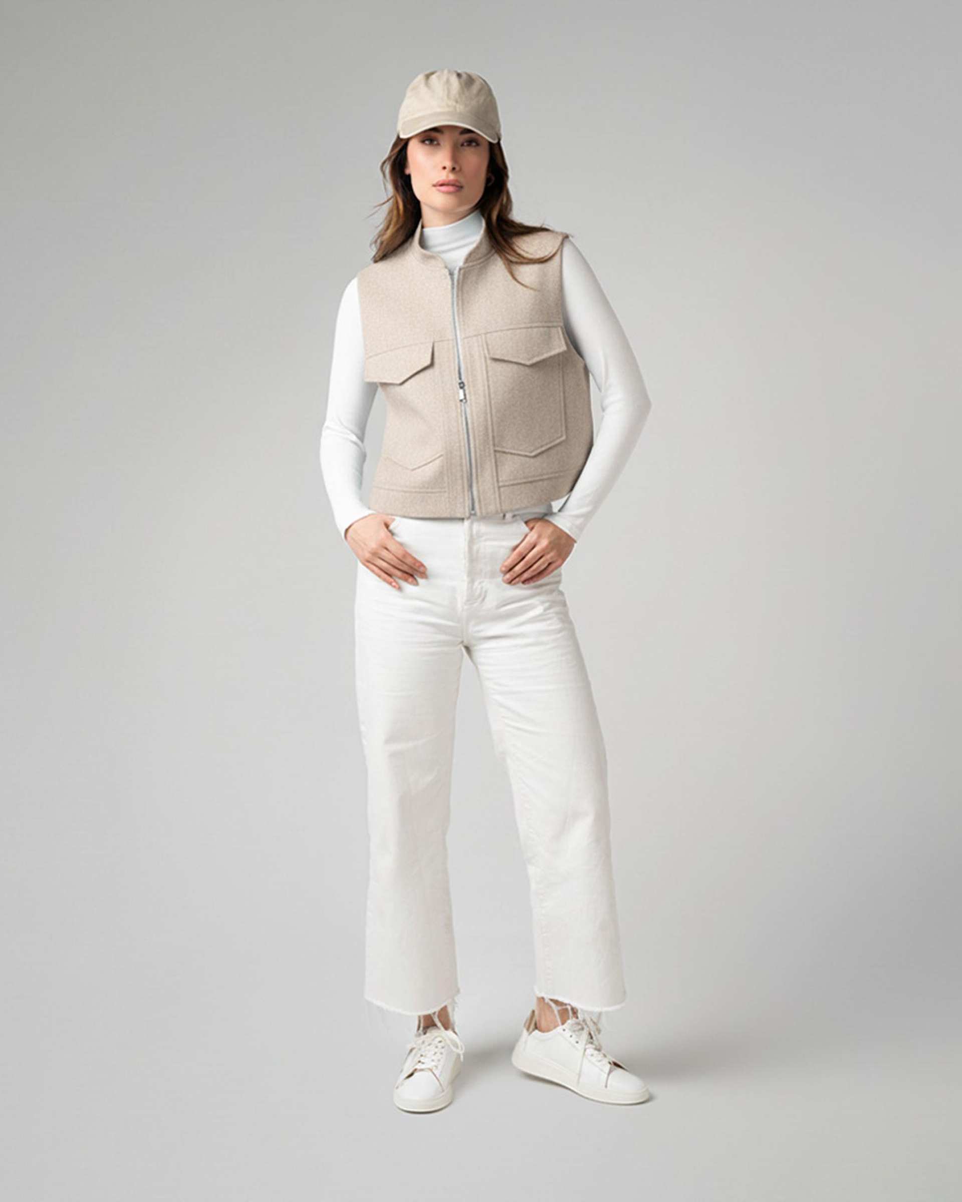 جلیقه زنانه کرم تولیکا Tulika کد 41665