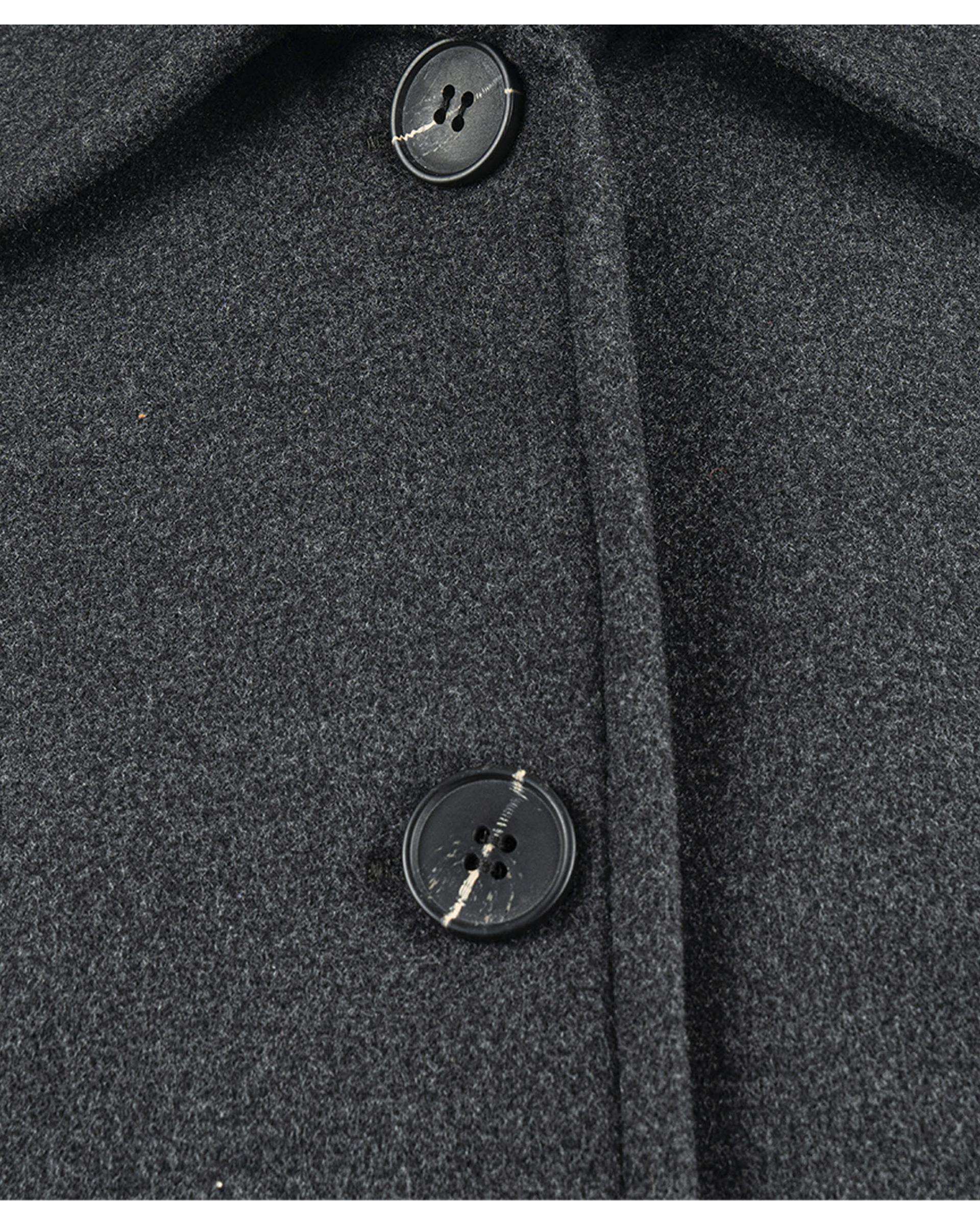 پالتو کوتاه زنانه فوتر زغالی تولیکا Tulika کد 72548